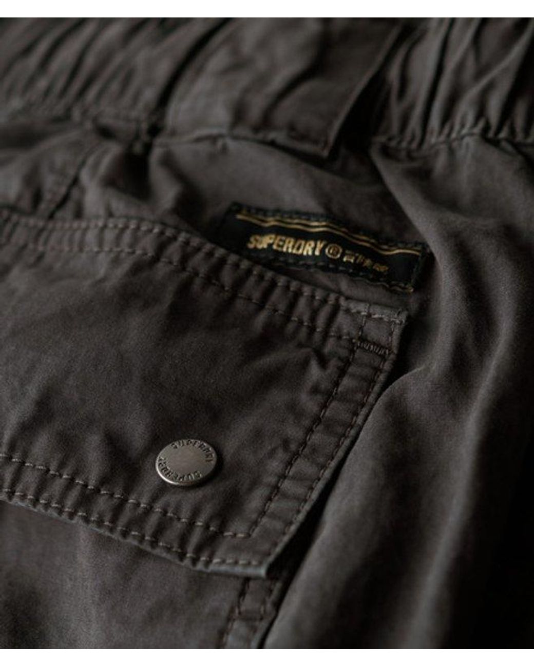 Superdry Black & Co Low Rise Utility Pants
