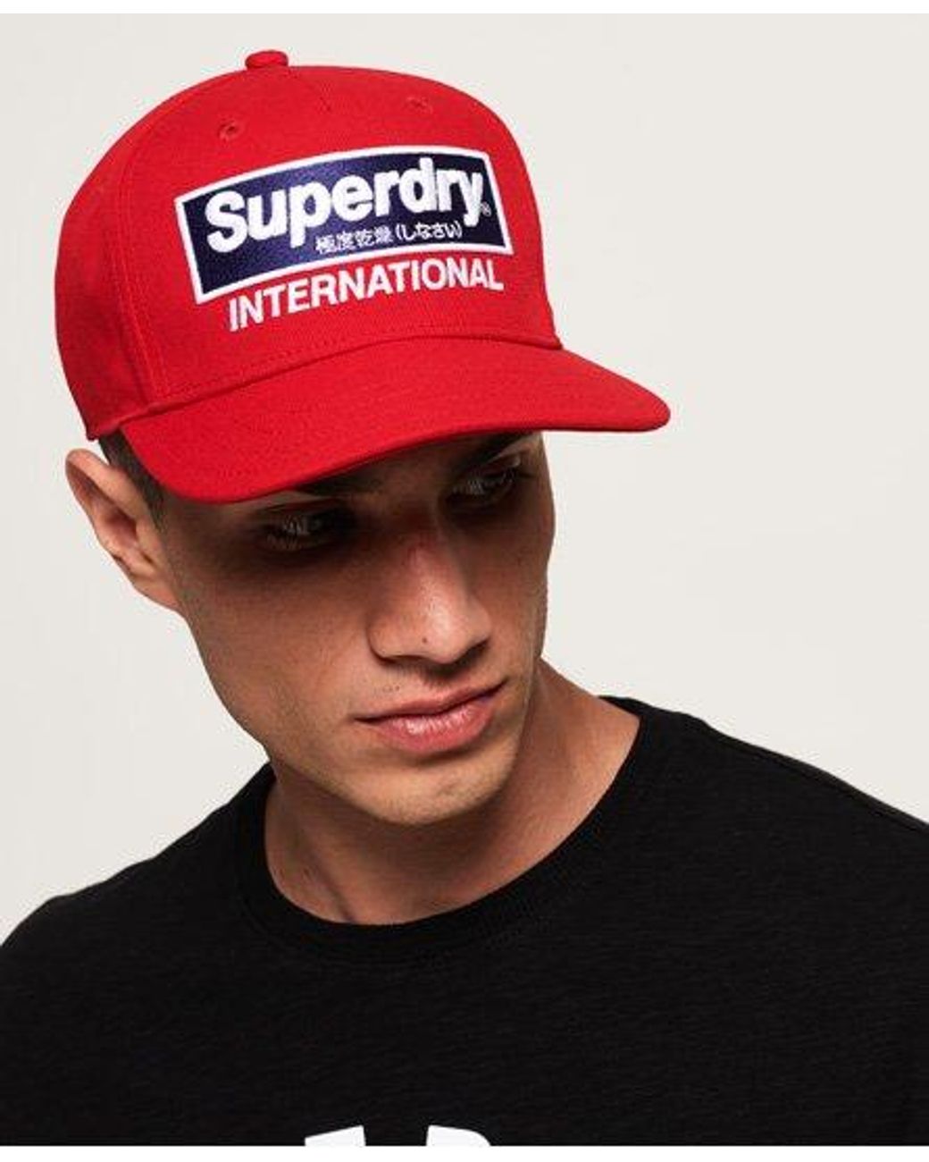 Superdry International B-boy Cap in Red for Men - Save 31% - Lyst