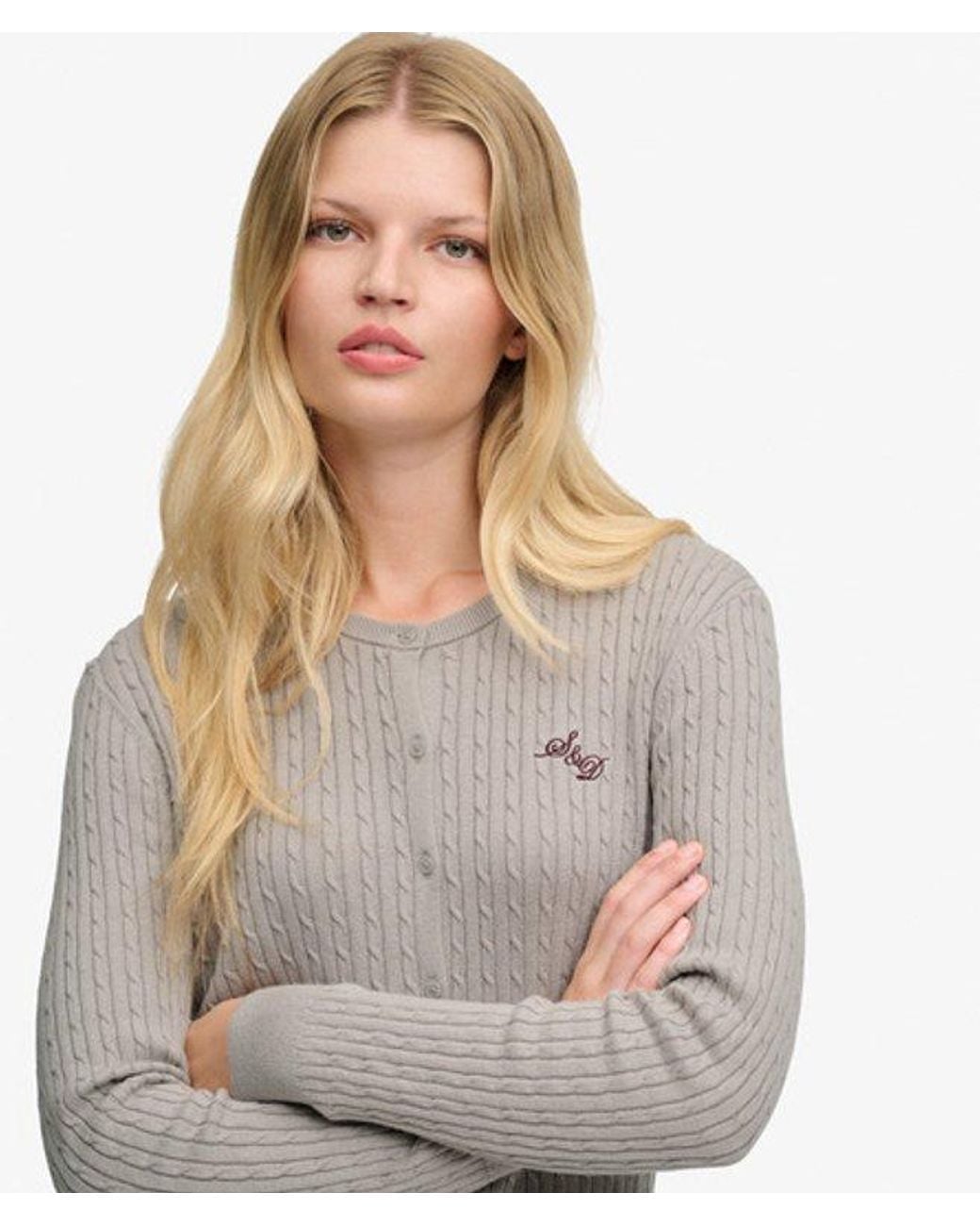 Superdry Blue & Co Lightweight Essential Cardigan