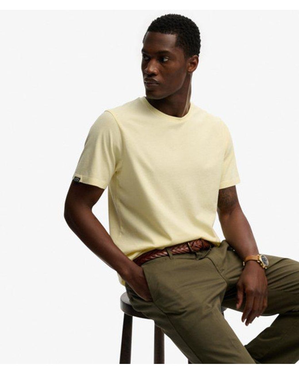 Superdry Yellow & Co Classic Essential T-shirt for men