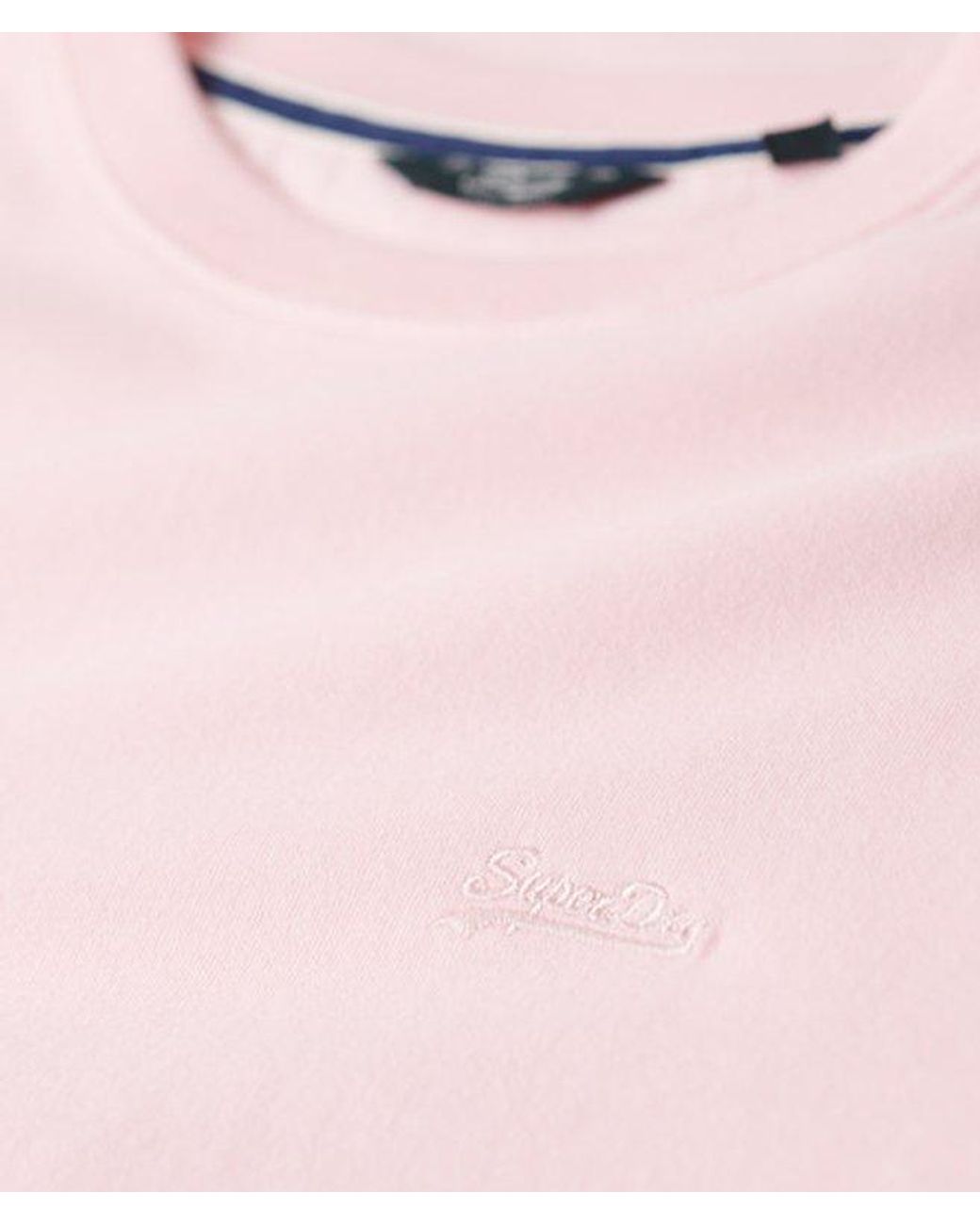 Superdry Natural Organic Cotton Vintage Logo Embroidered T-Shirt