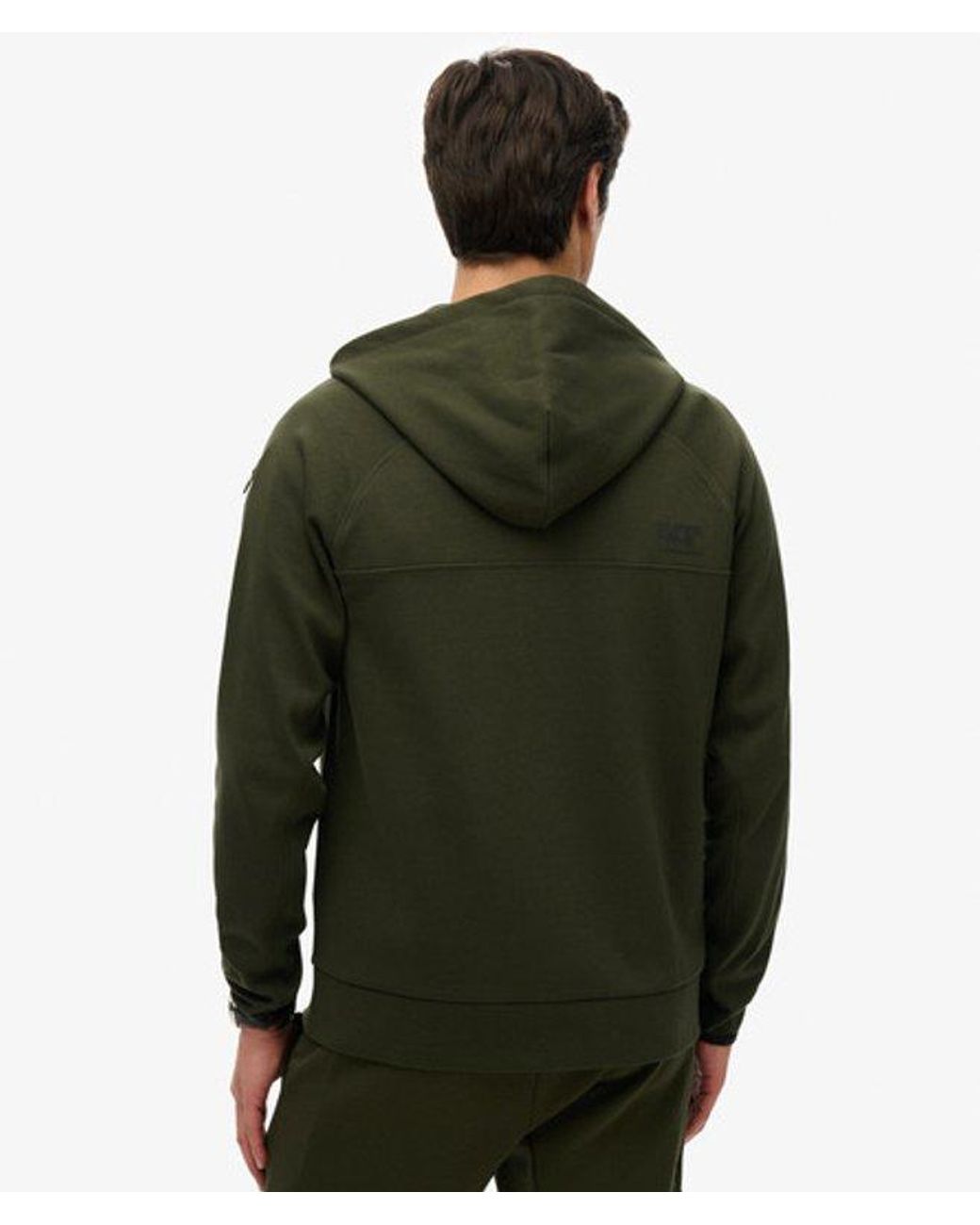 Superdry Tech Hoodie Met Logo in het Green voor heren