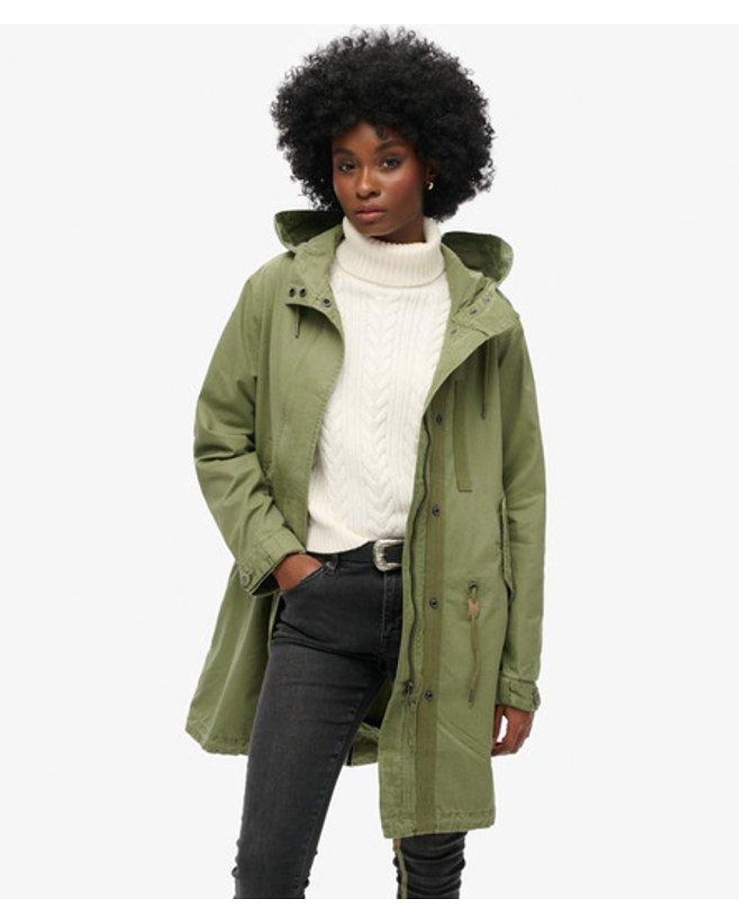 Superdry Green & Co Fully Lined Vintage Field Parka