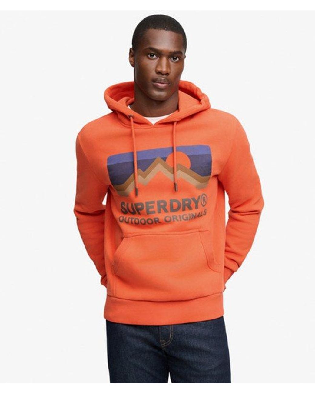 Superdry Orange & Co Great Outdoors Relaxed Hoodie for men
