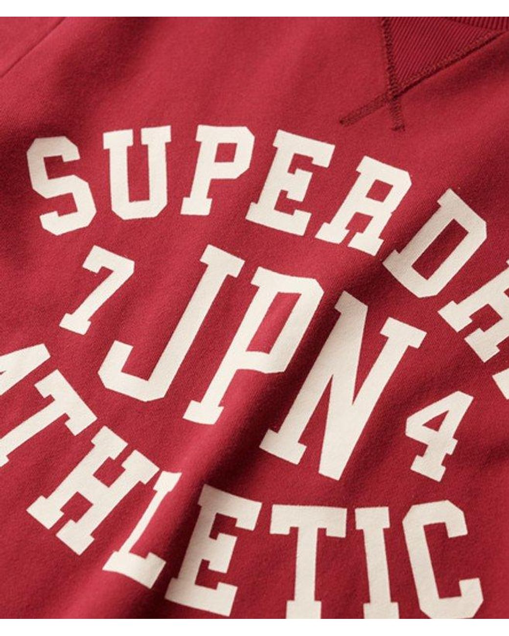 Superdry Red & Co Athletic Printed Sweatshirt for men