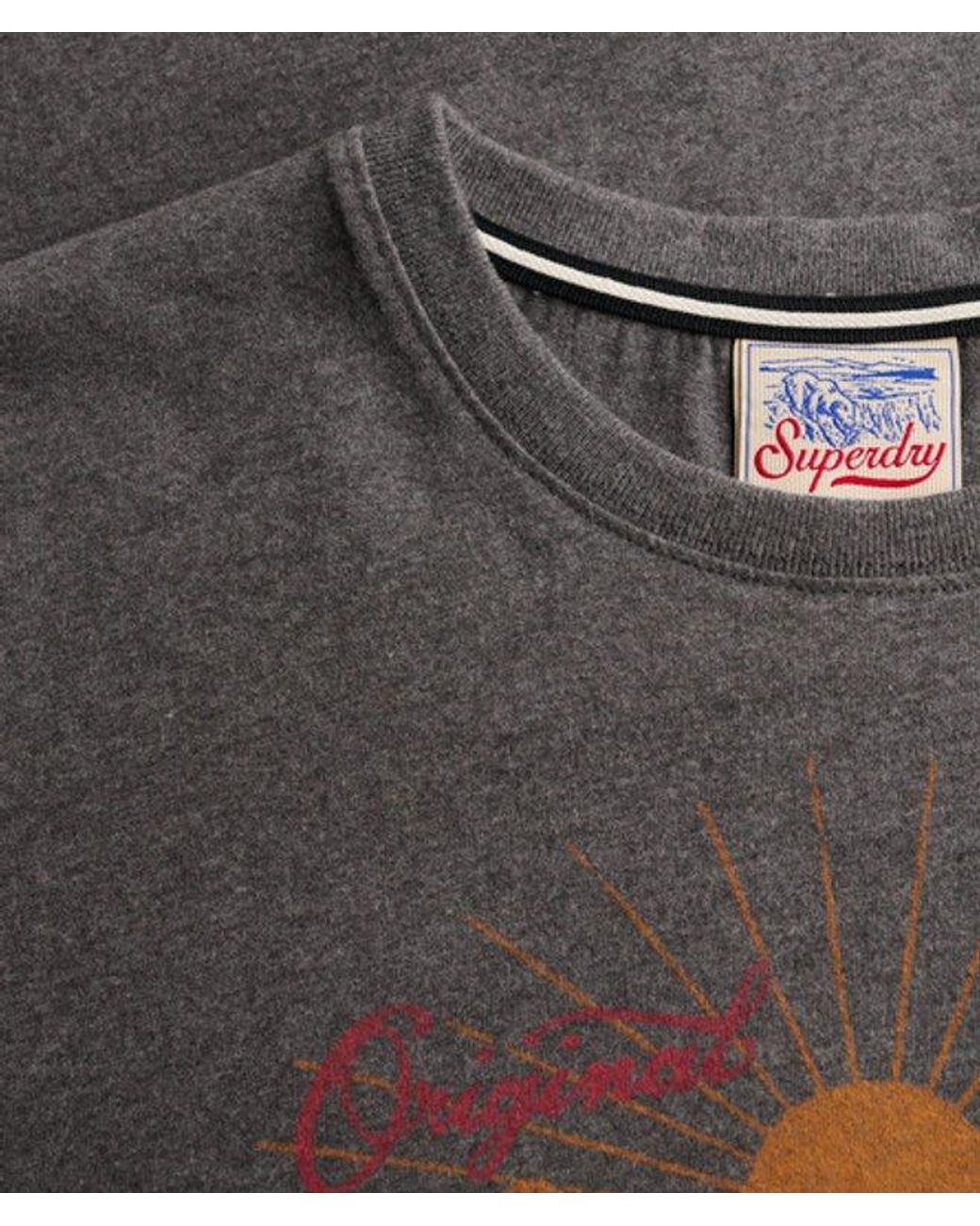 Superdry Black & Co Outdoors Mountain Relaxed T-shirt for men