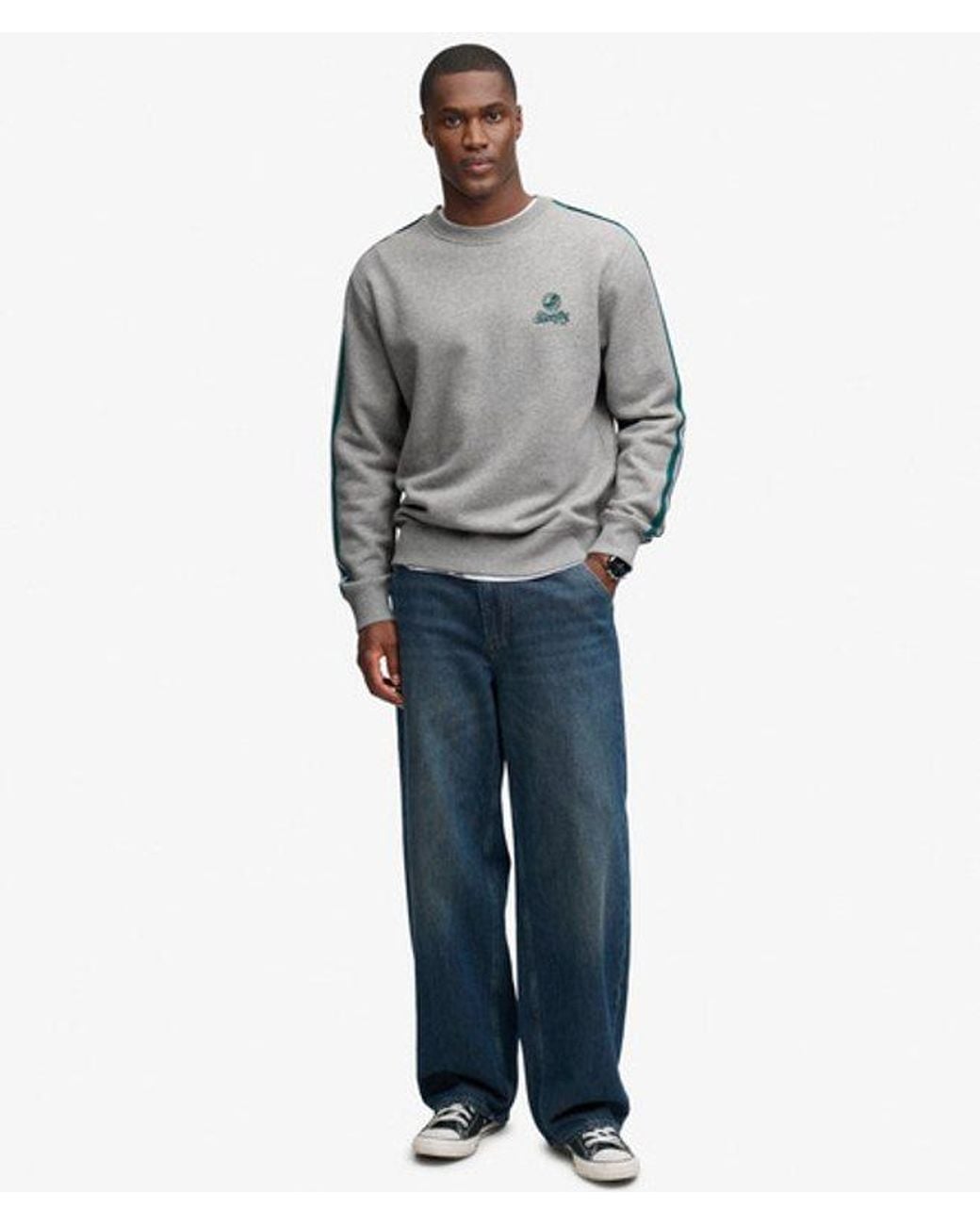 Superdry Gray & Co Athletic Club Graphic Sweatshirt for men