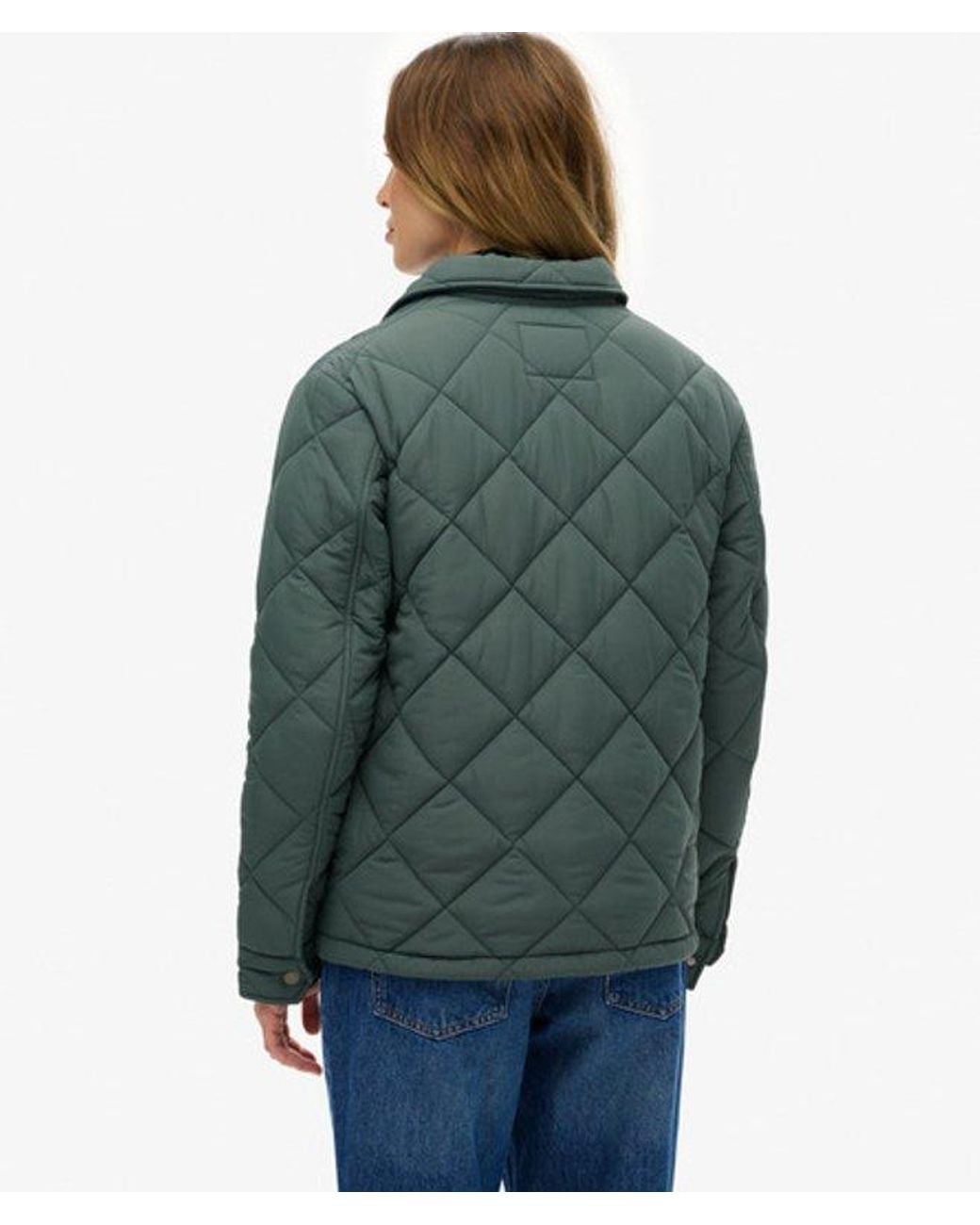 Superdry Green & Co Quilted Chore Liner Jacket