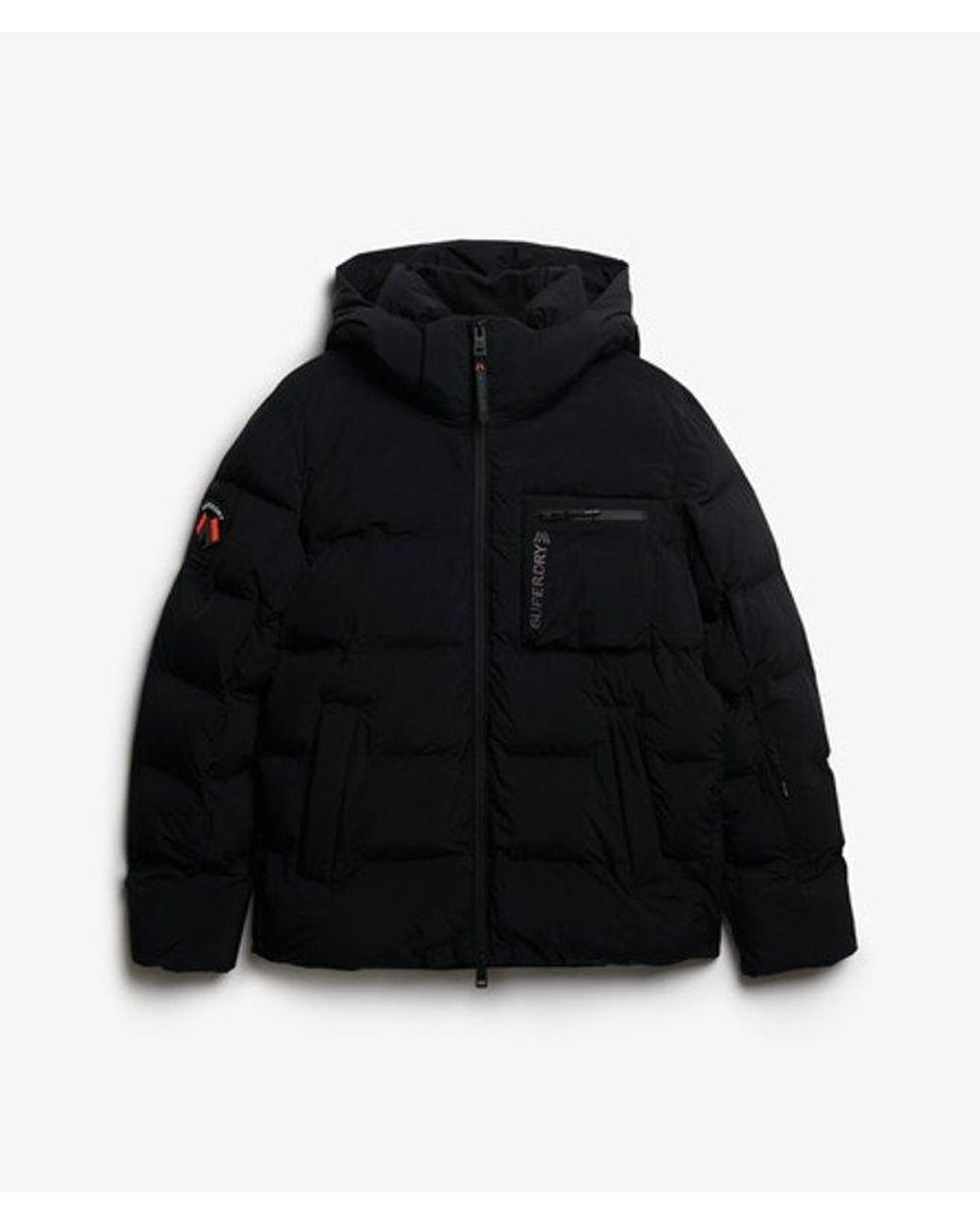 Superdry Black & Co Ski Sports Padded Jacket for men