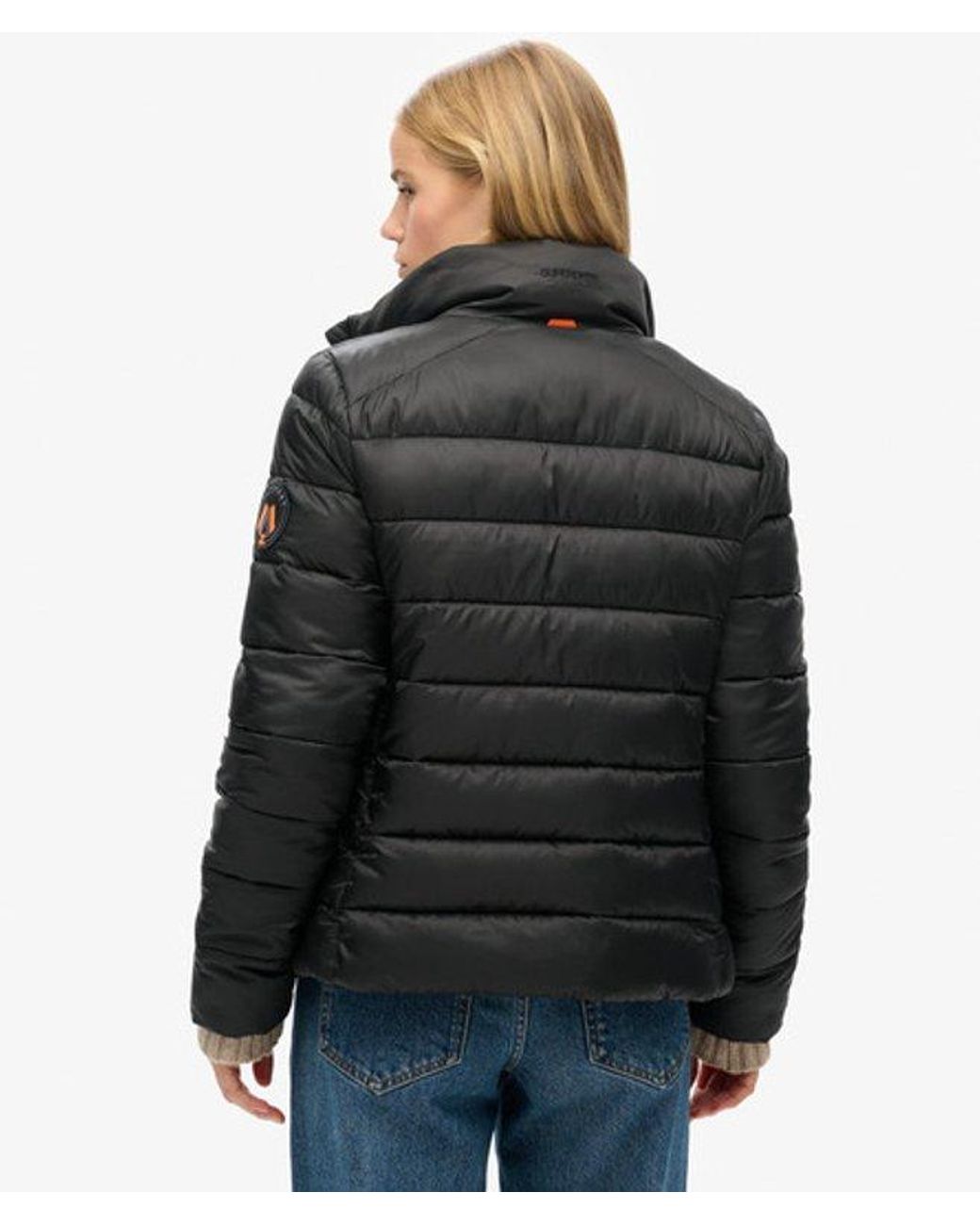 Superdry Black & Co Fuji Quilted Padded Jacket
