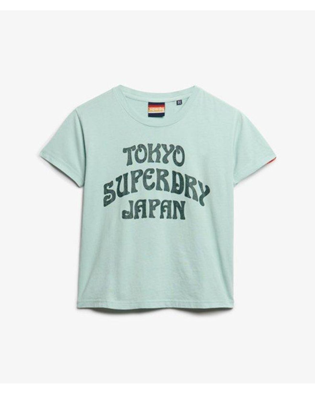 Superdry Green & Co Surf Logo Fitted T-shirt