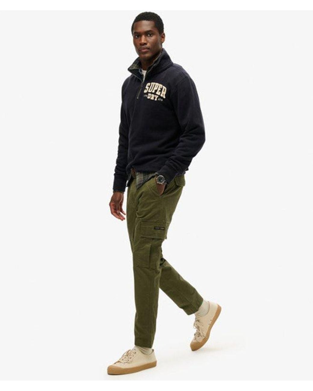 Superdry Green & Co Organic Cotton Core Cargo Pants for men