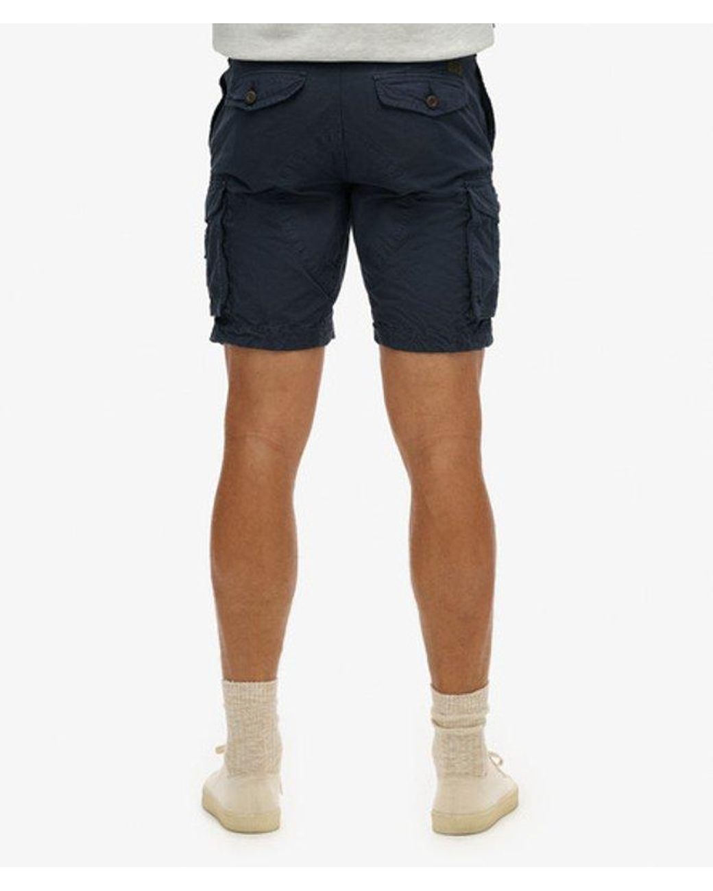 Superdry Blue & Co Parachute Light Shorts for men
