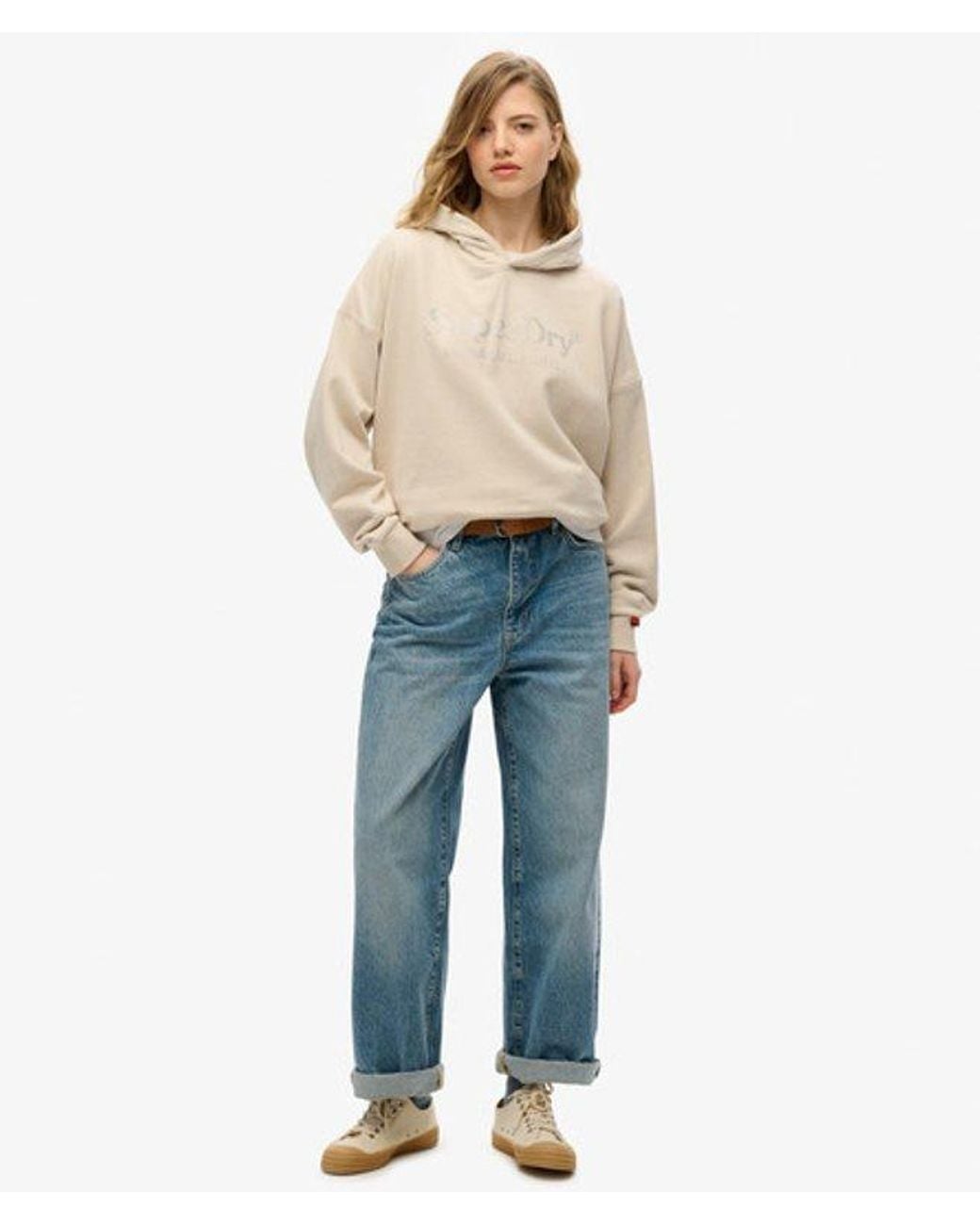 Superdry Natural & Co Venue Metallic Relaxed Hoodie
