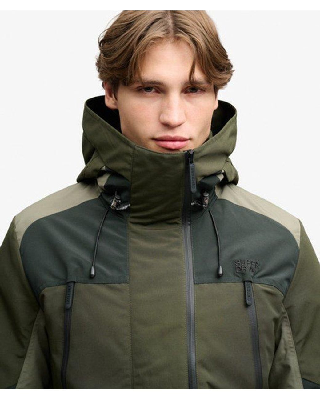Superdry Green & Co Colour Block Ultimate Windbreaker for men