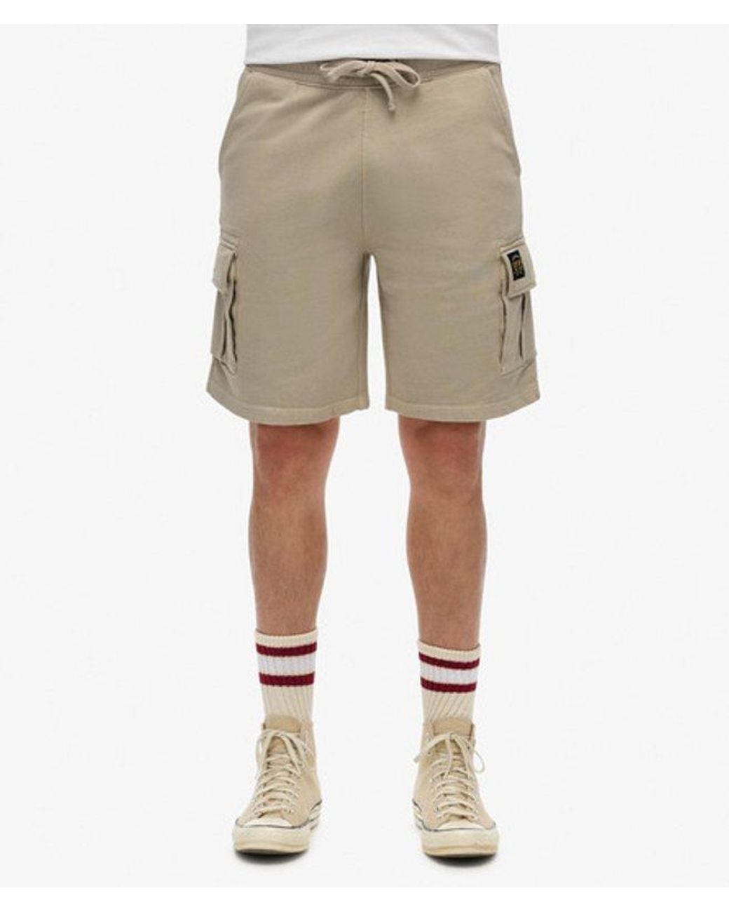 Superdry Natural & Co Contrast Stitch Cargo Shorts for men