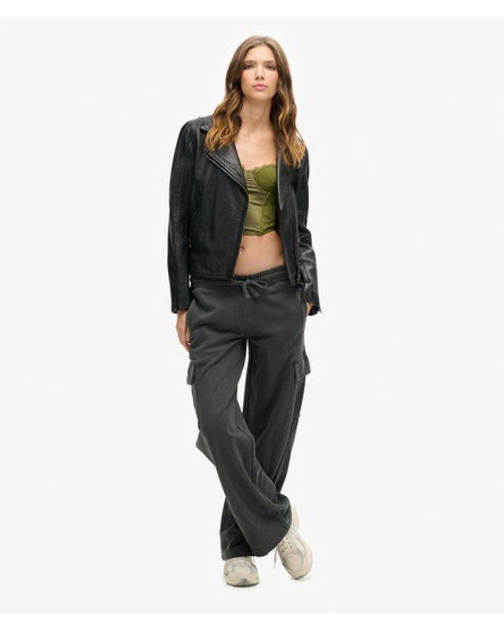 Superdry Green & Co Classic Lace Satin Midi Corset Top