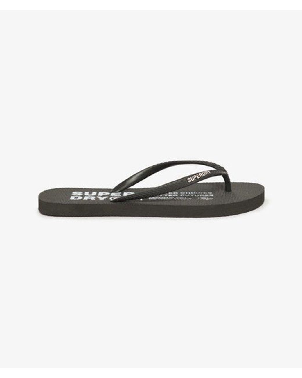 Superdry Black & Co Studios Flip Flops