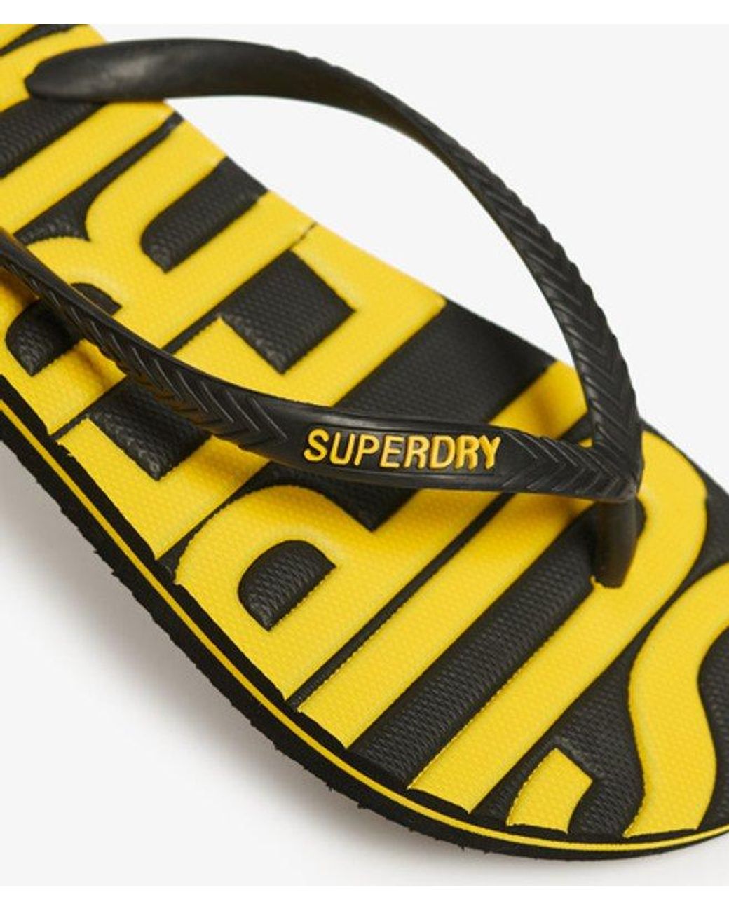 Superdry Yellow & Co Vintage Flip Flops