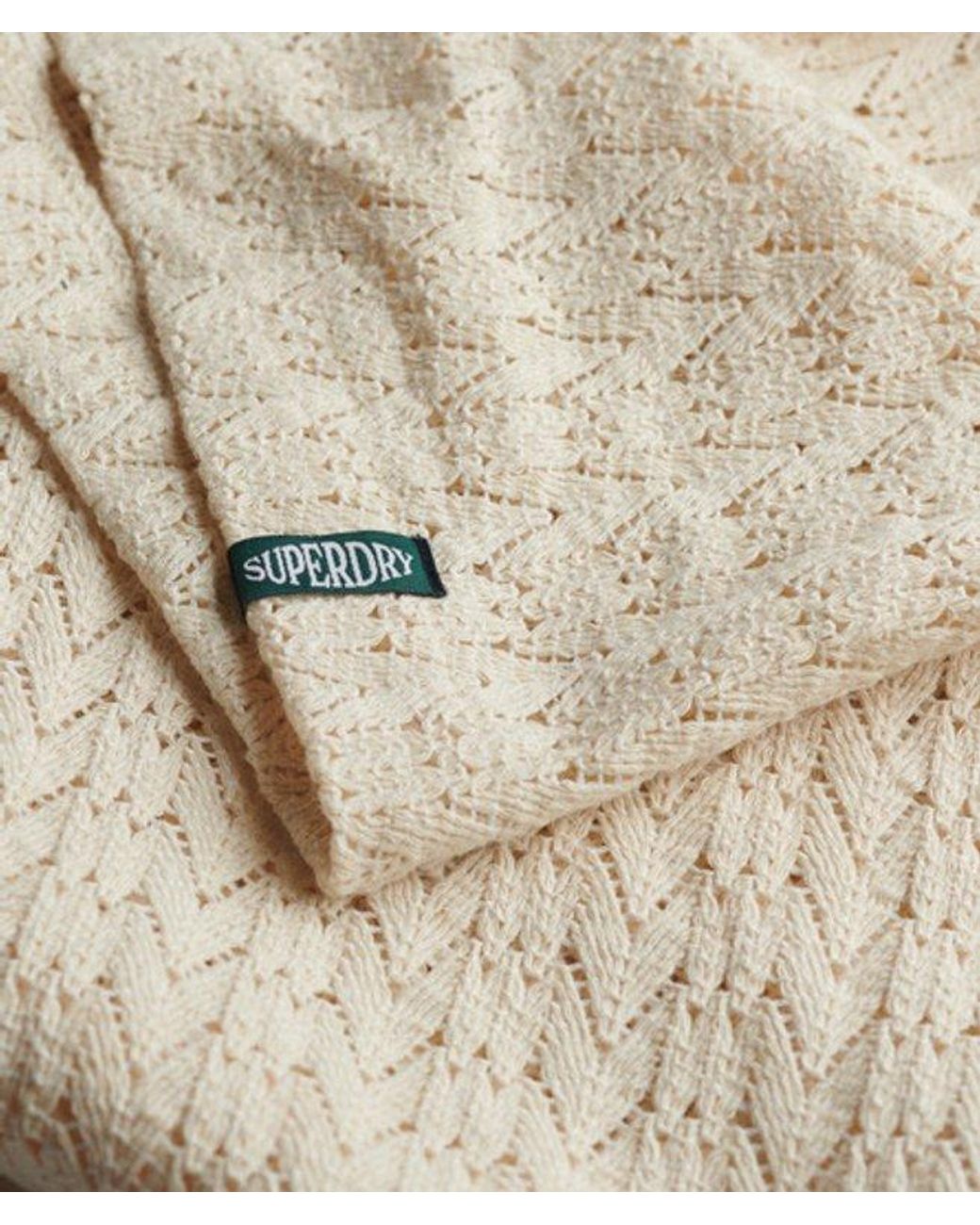 Superdry Natural Knitted Texture Shirt for men