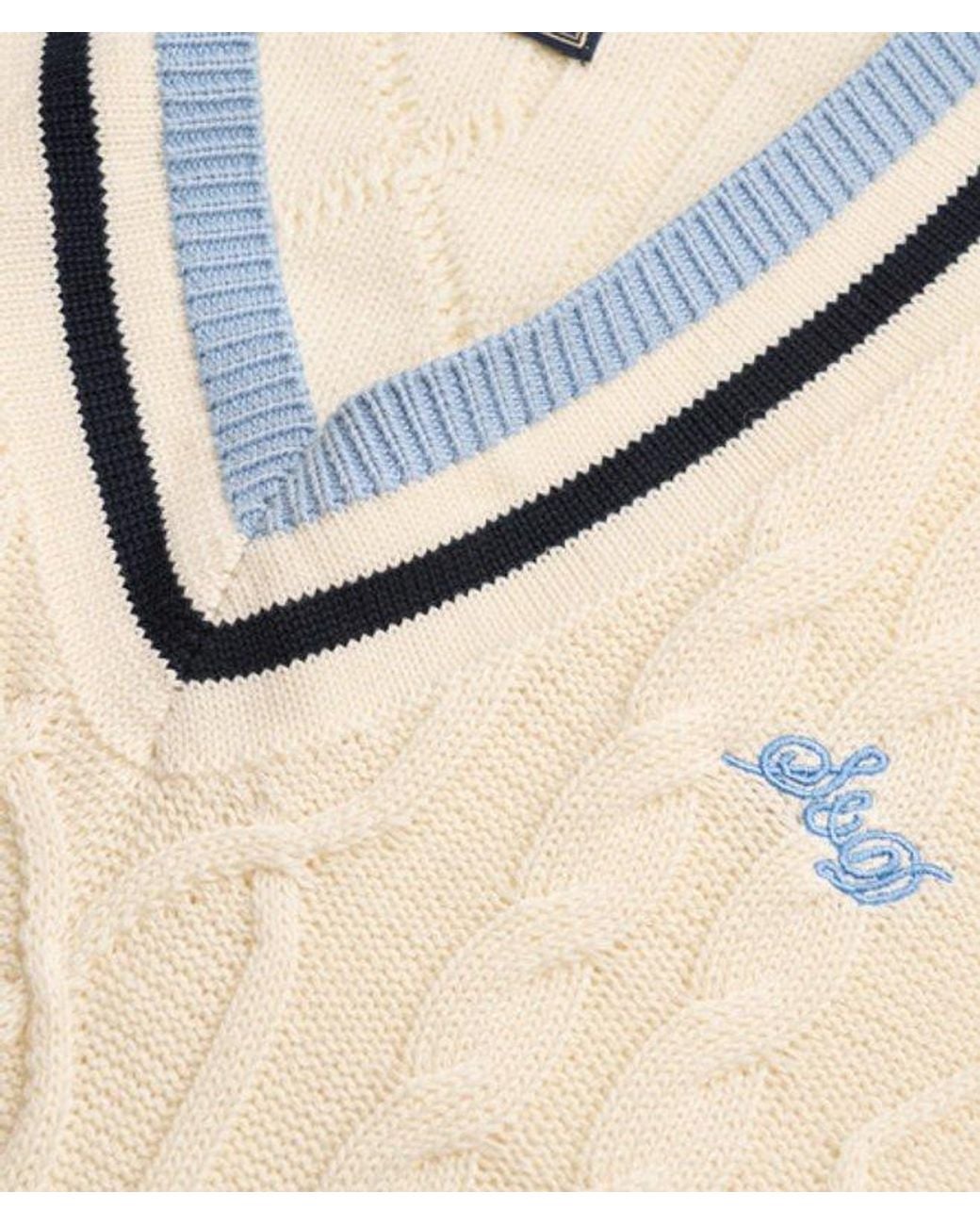 Superdry White & Co Lightweight Cricket Jumper