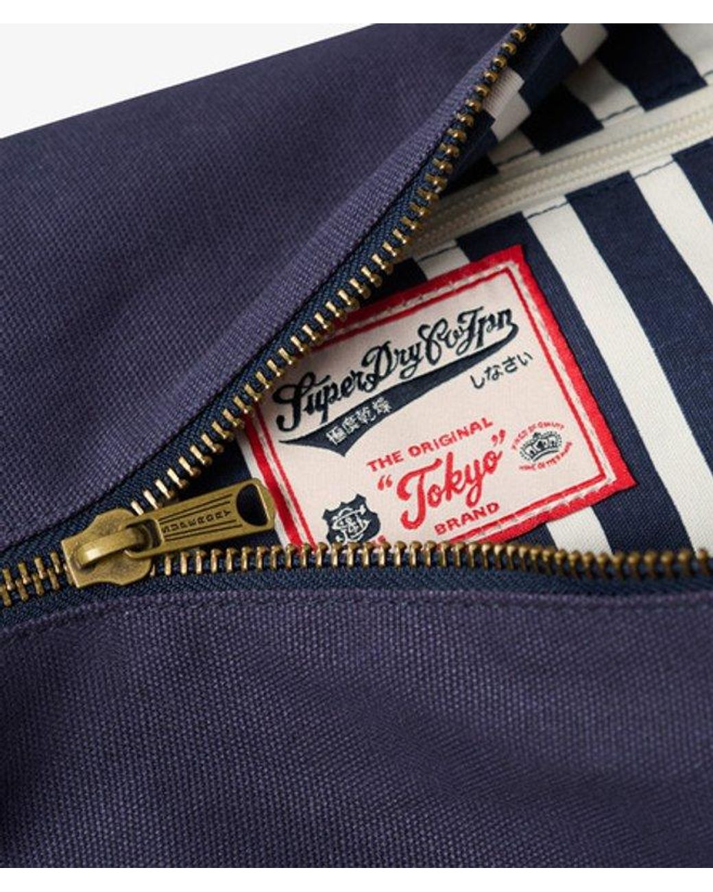Superdry Blue & Co Athletic Essentials Weekender Bag