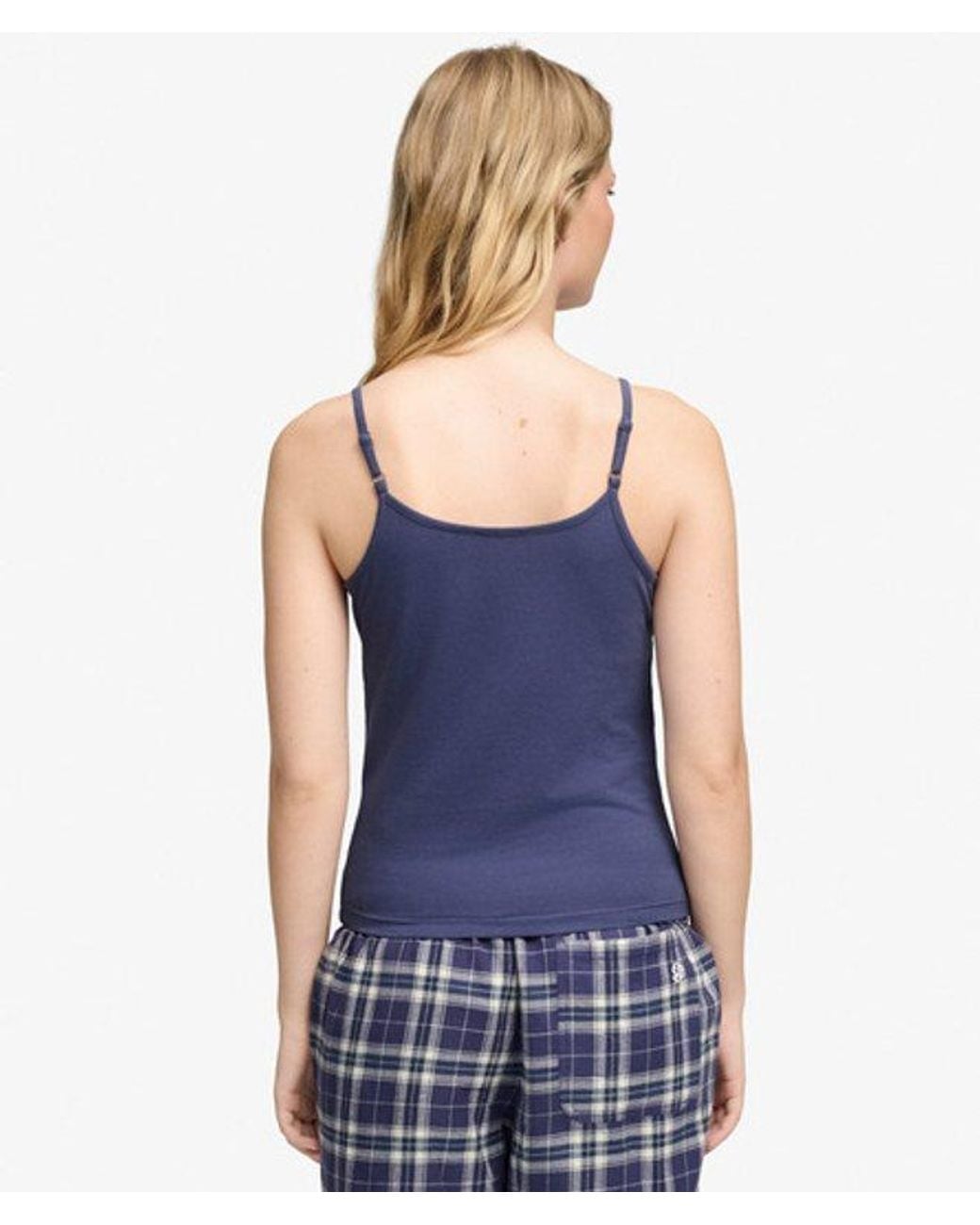 Superdry Blue & Co Athletic Essentials Trim V-neck Vest Top