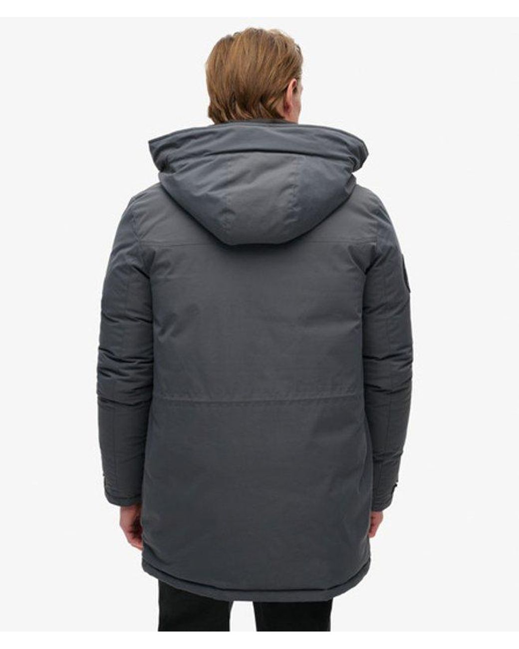Superdry Gray & Co City Padded Parka Coat for men