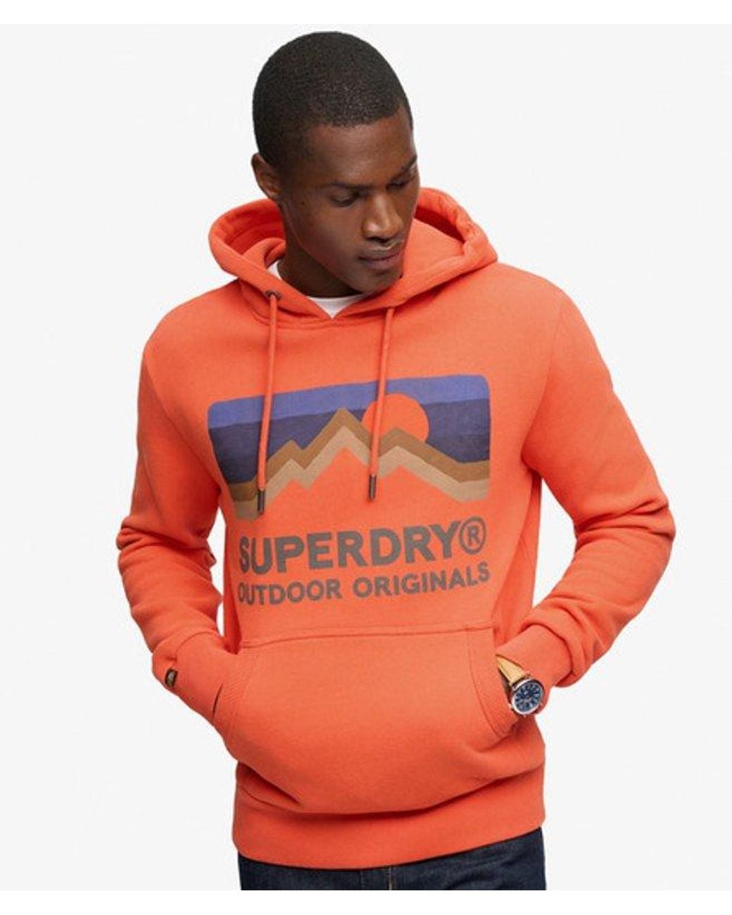 Superdry Orange & Co Great Outdoors Relaxed Hoodie for men
