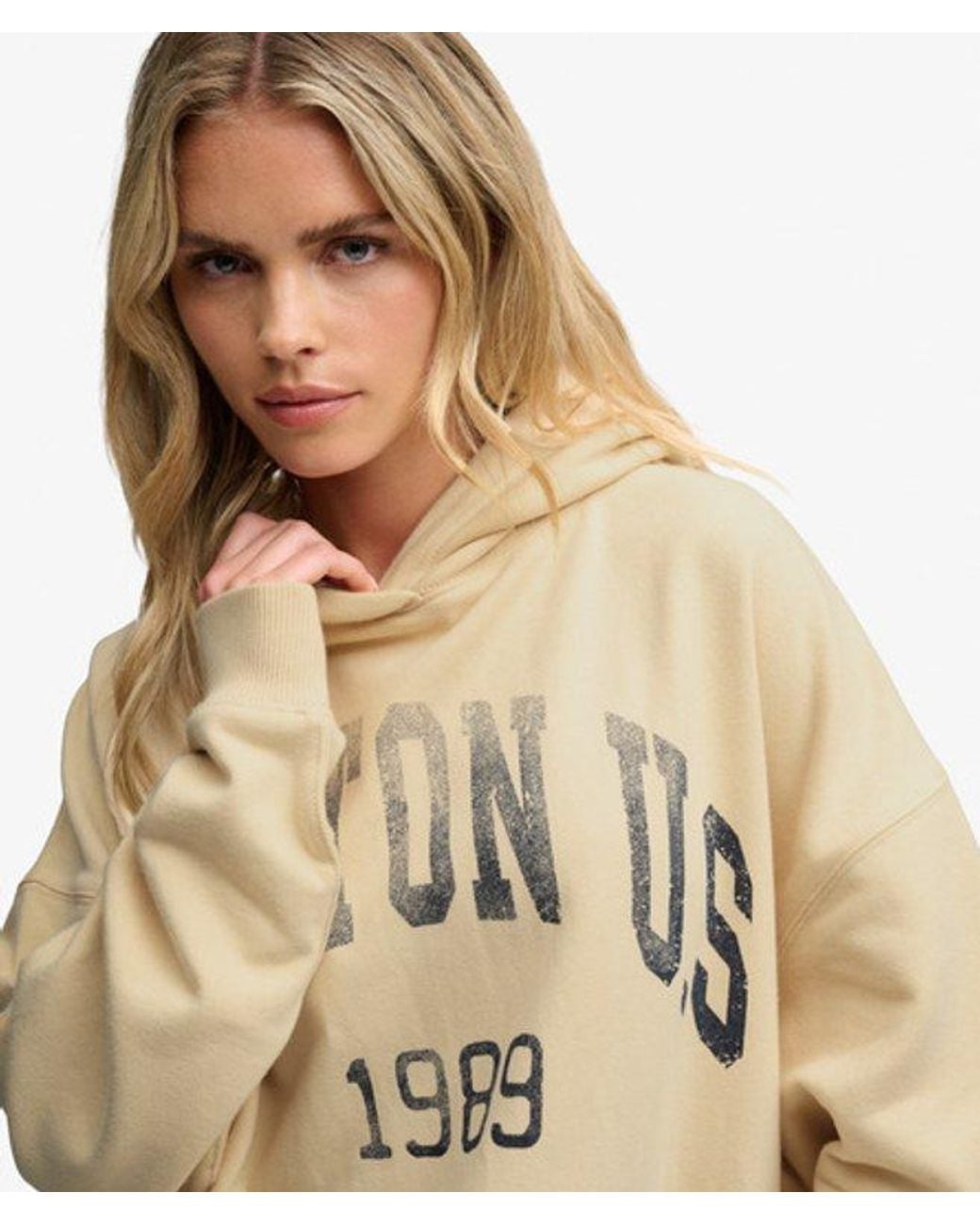 Superdry Natural & Co Athletic Essentials Relaxed Hoodie