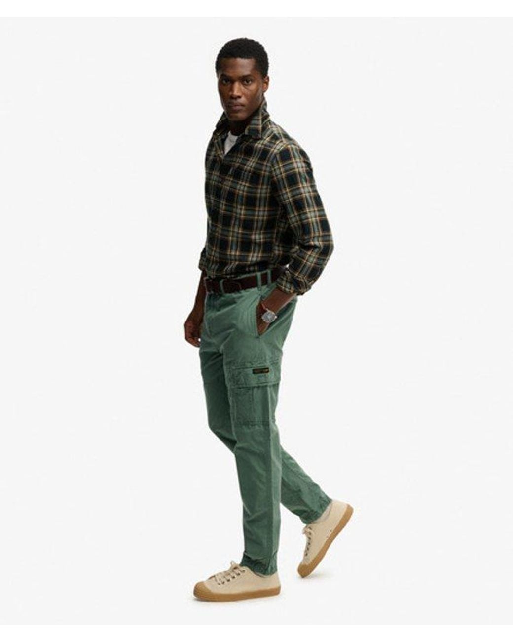 Superdry Green & Co Ripstop Light Cargo Pants for men