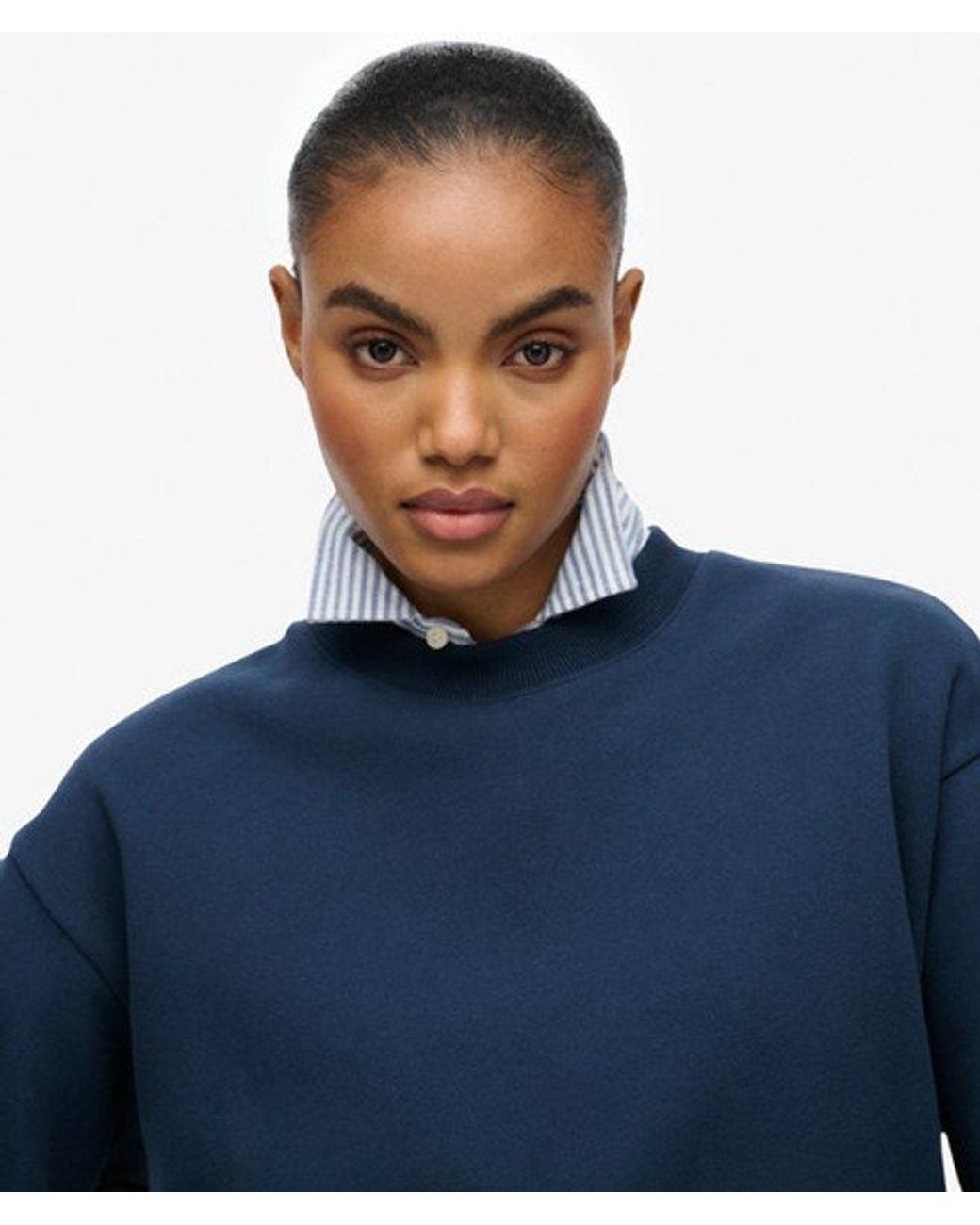 Superdry Essential Logo Sweatshirt in het Blue