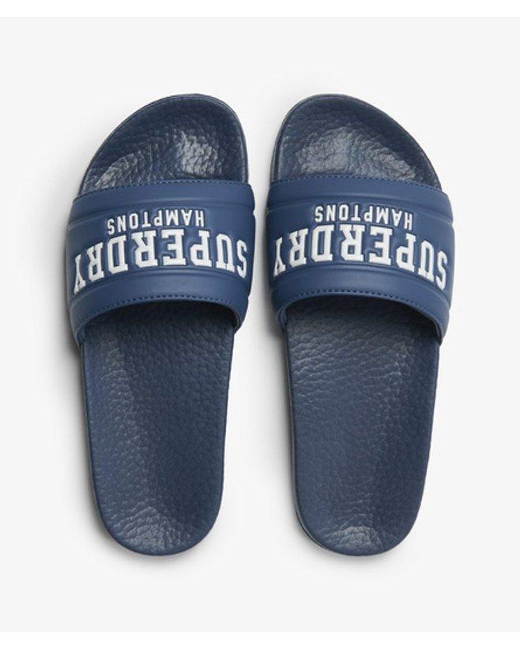 Superdry Blue & Co Destination Pool Sliders