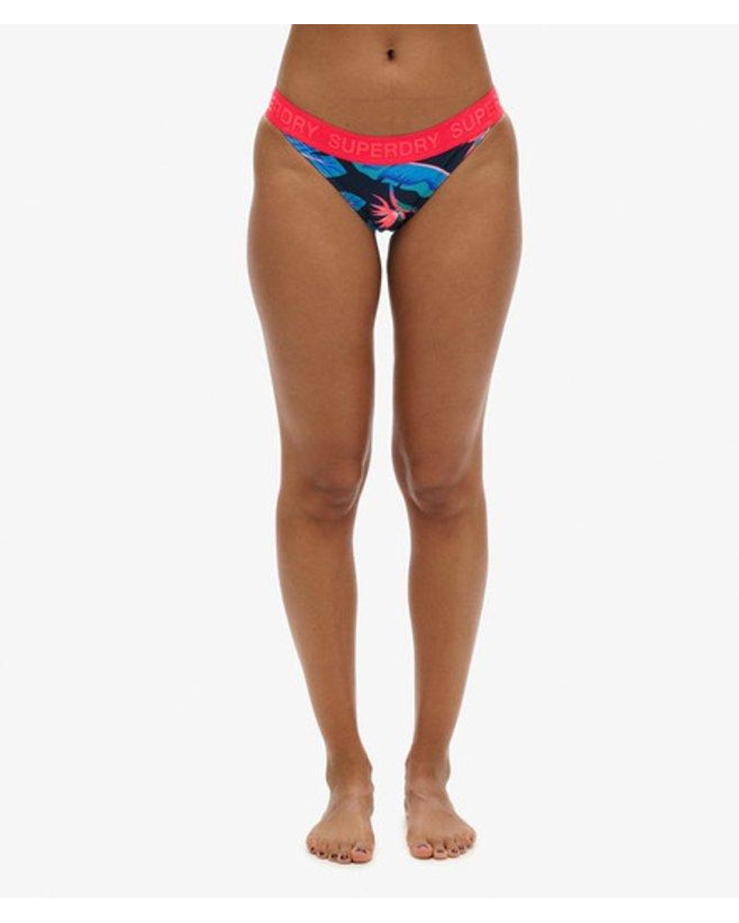Superdry White & Co Logo Classic Bikini Briefs