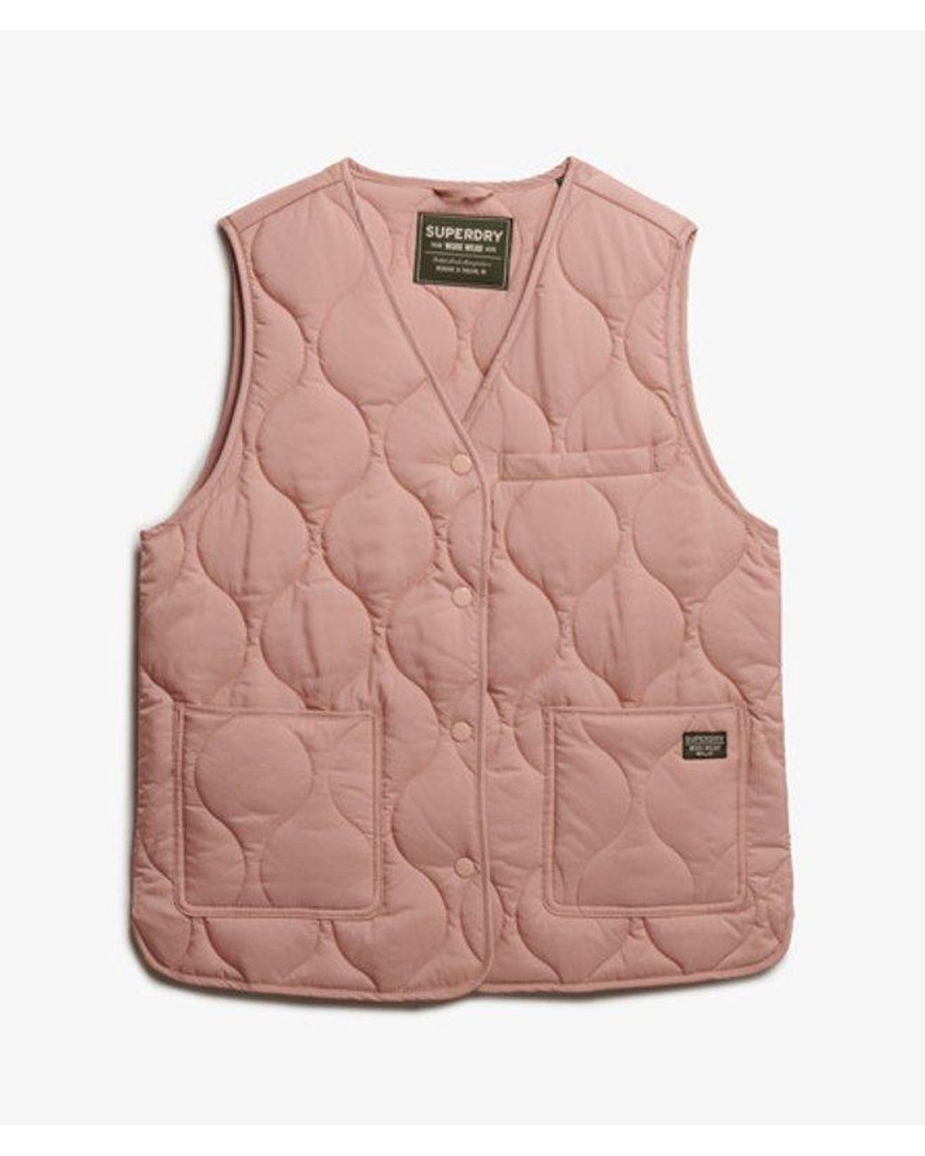 Superdry Blue & Co Quilted Lite Liner Gilet
