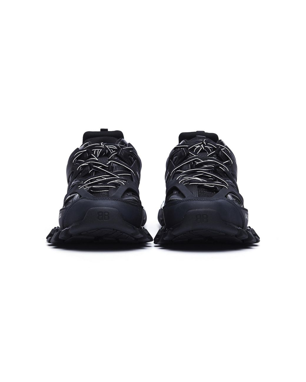 Balenciaga Men's Track Colorblock Sneakers Black Lyst