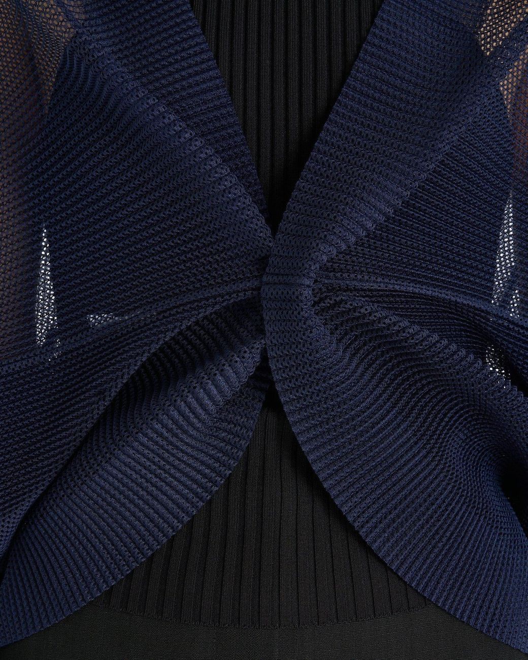 Pleats Please Issey Miyake Tatami August Cardigan in Blue | Lyst