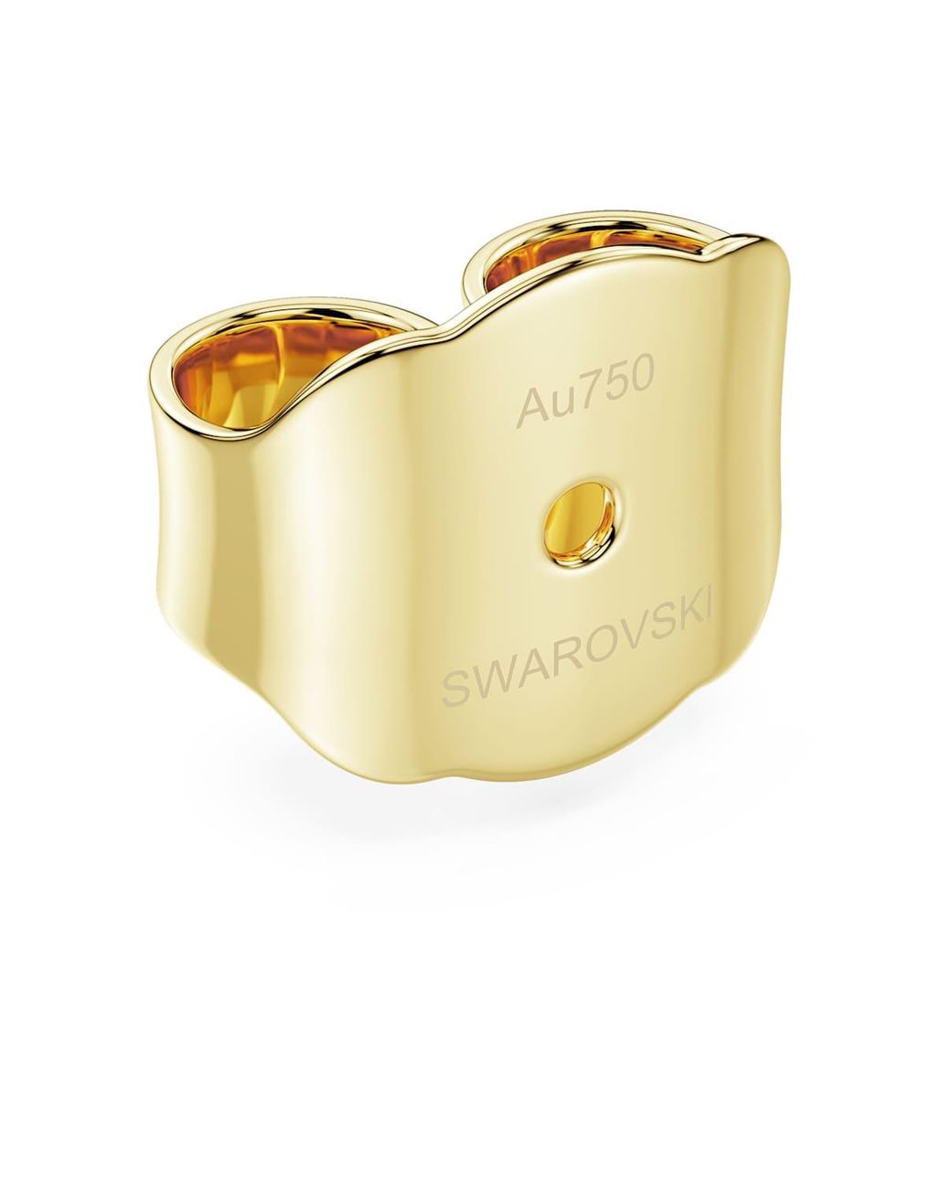 Swarovski Yellow Eternity Earring Back, 14K