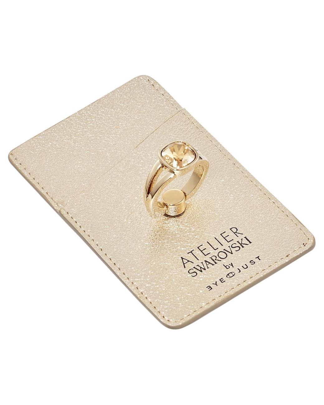 Swarovski Eyejust Card And Ring Holder in Natural | Lyst