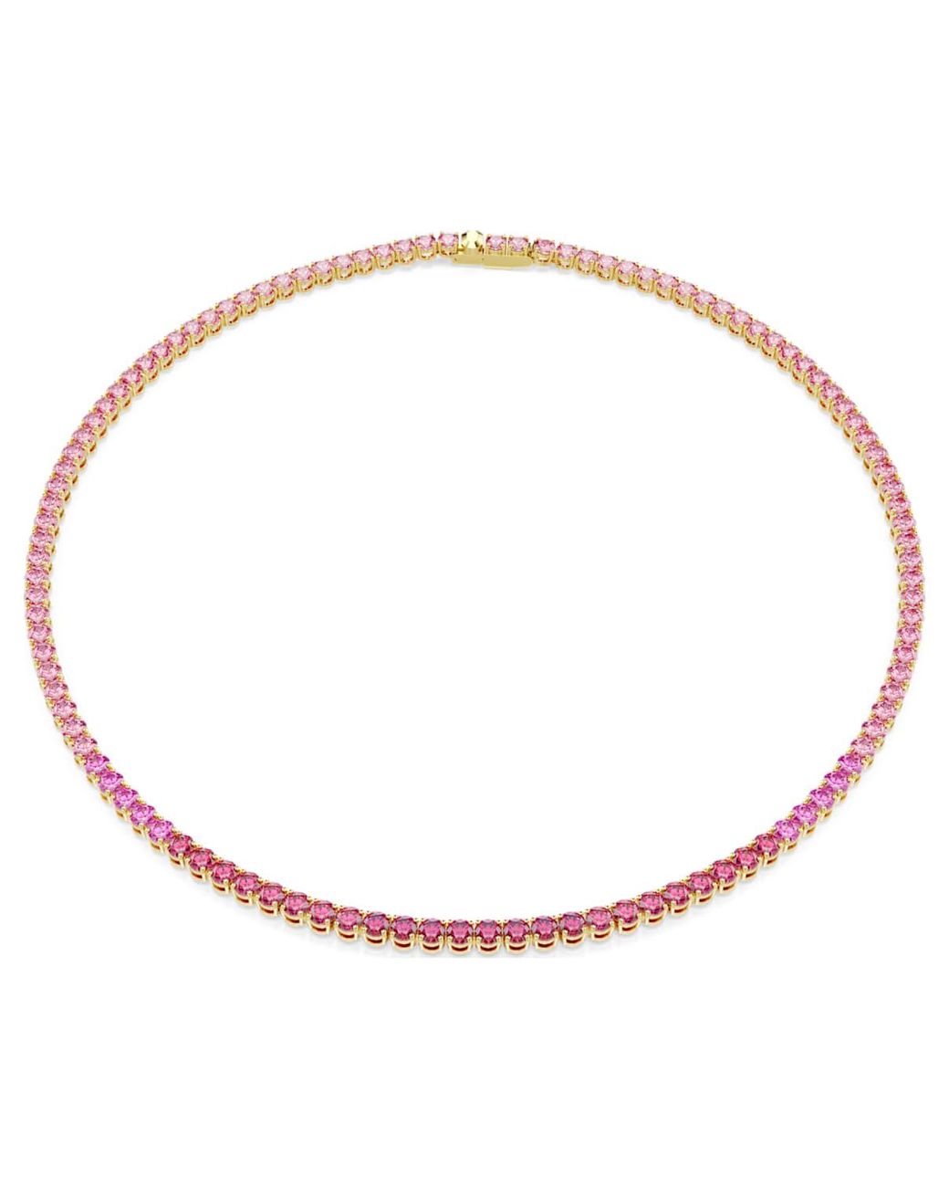 Swarovski Red Matrix Tennis Necklace
