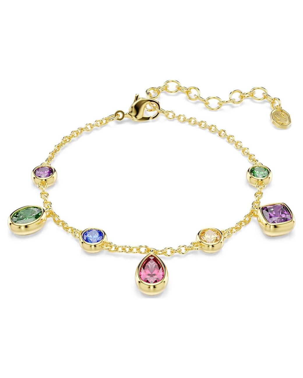 Swarovski Metallic Imber Bracelet, Mixed Cuts, 18K Finish