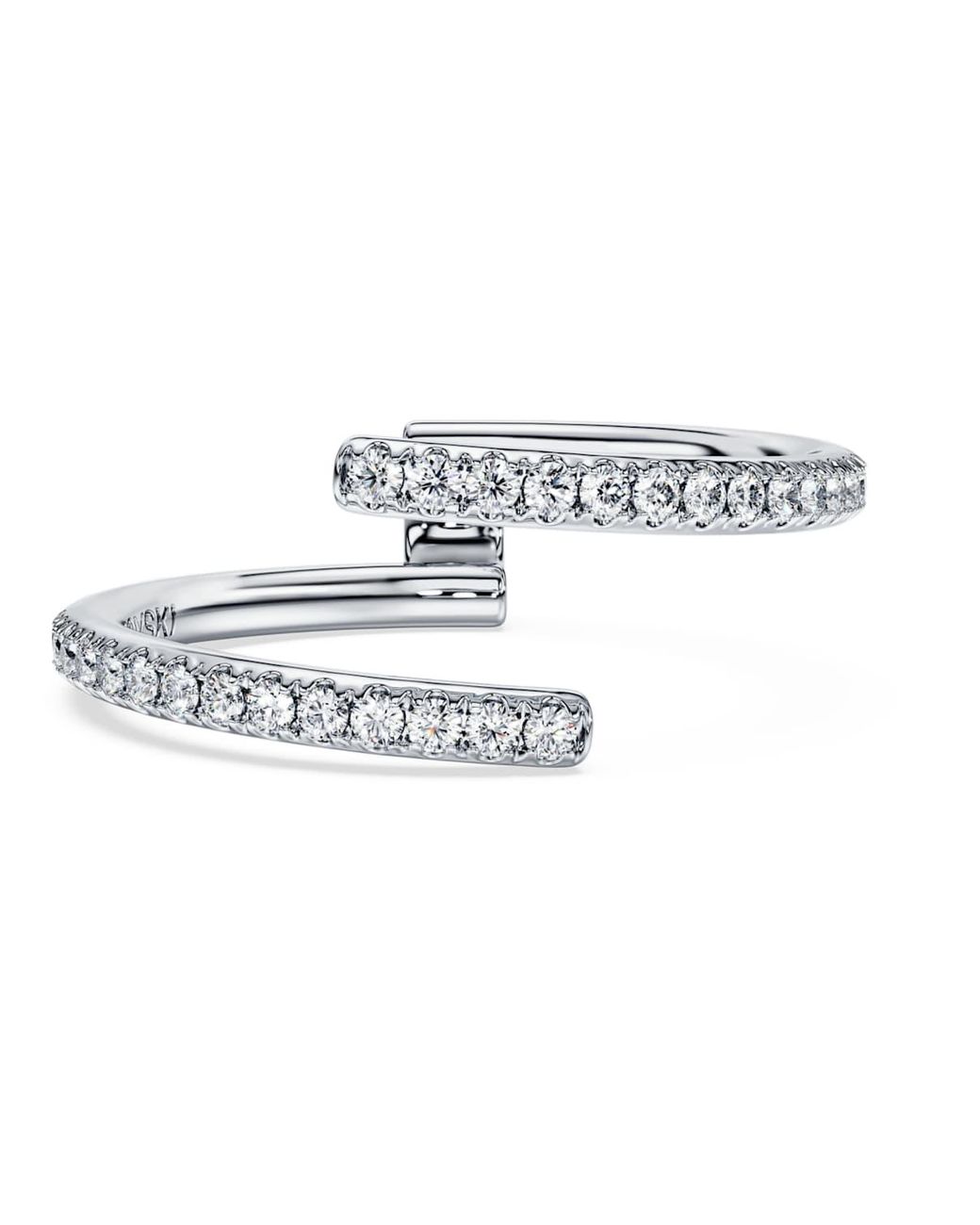 Swarovski White Eternity Open Band Ring, Lab-Grown Diamonds 0.2 Ct Tw, Round Shape, 14K