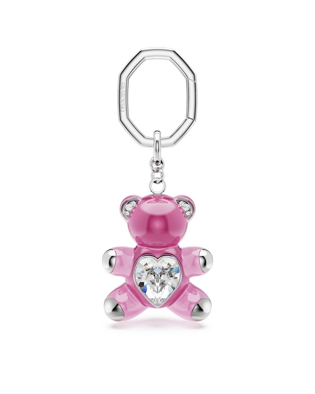 Swarovski Pink Teddy Key Ring