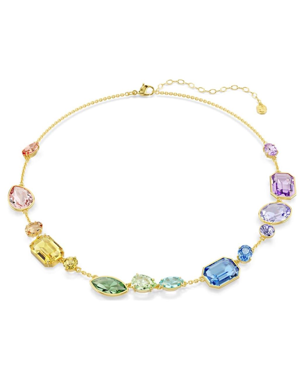 Swarovski Metallic Gema Tennis Necklace