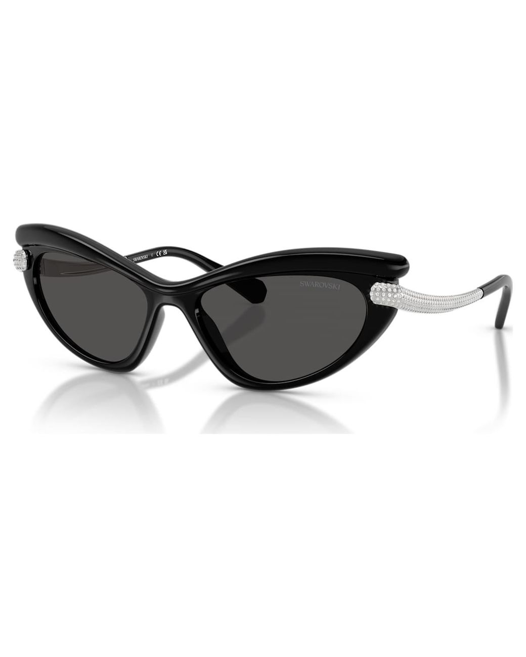 Swarovski Black Sunglasses Pavé