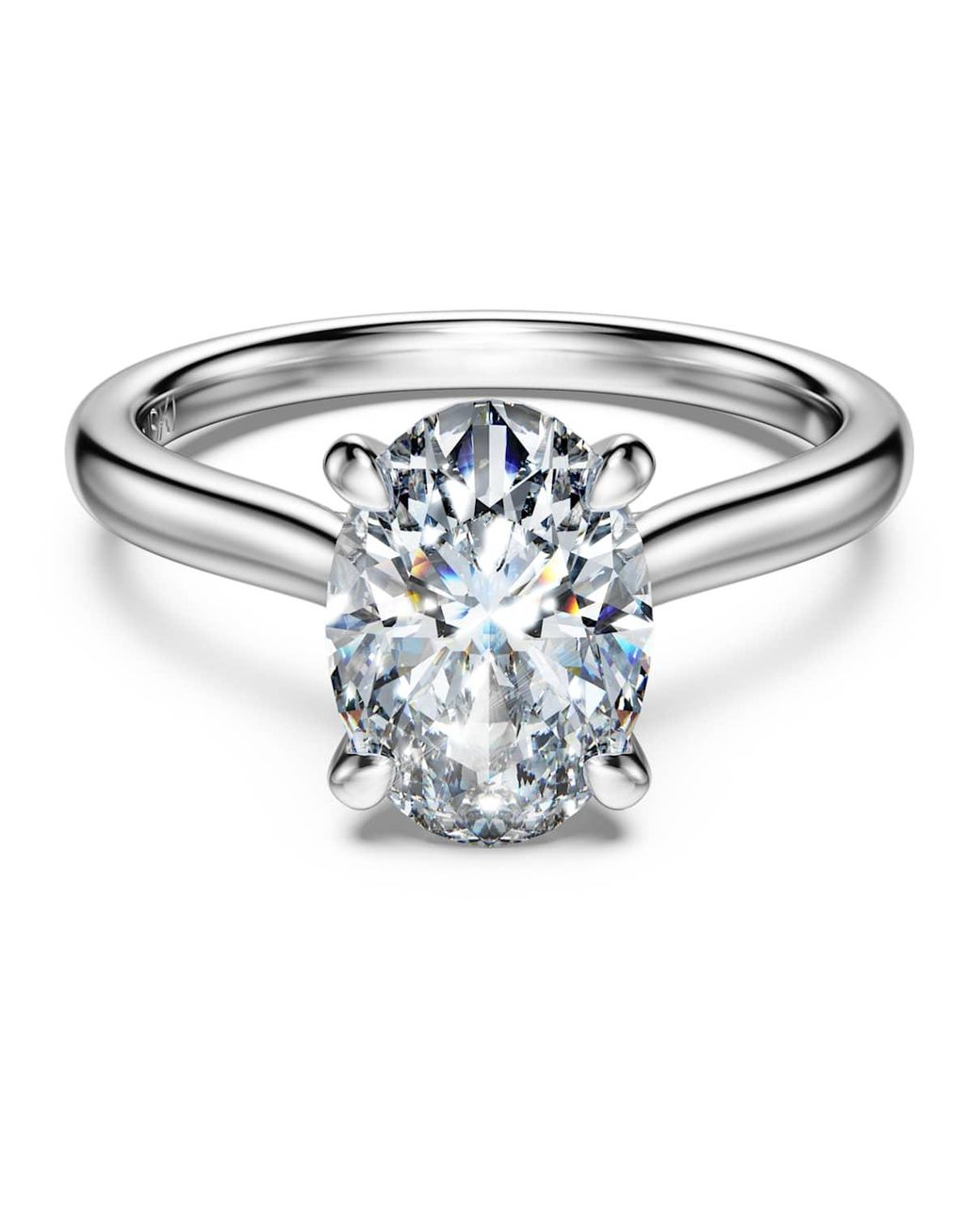 Swarovski Blue Eternity Solitaire Ring