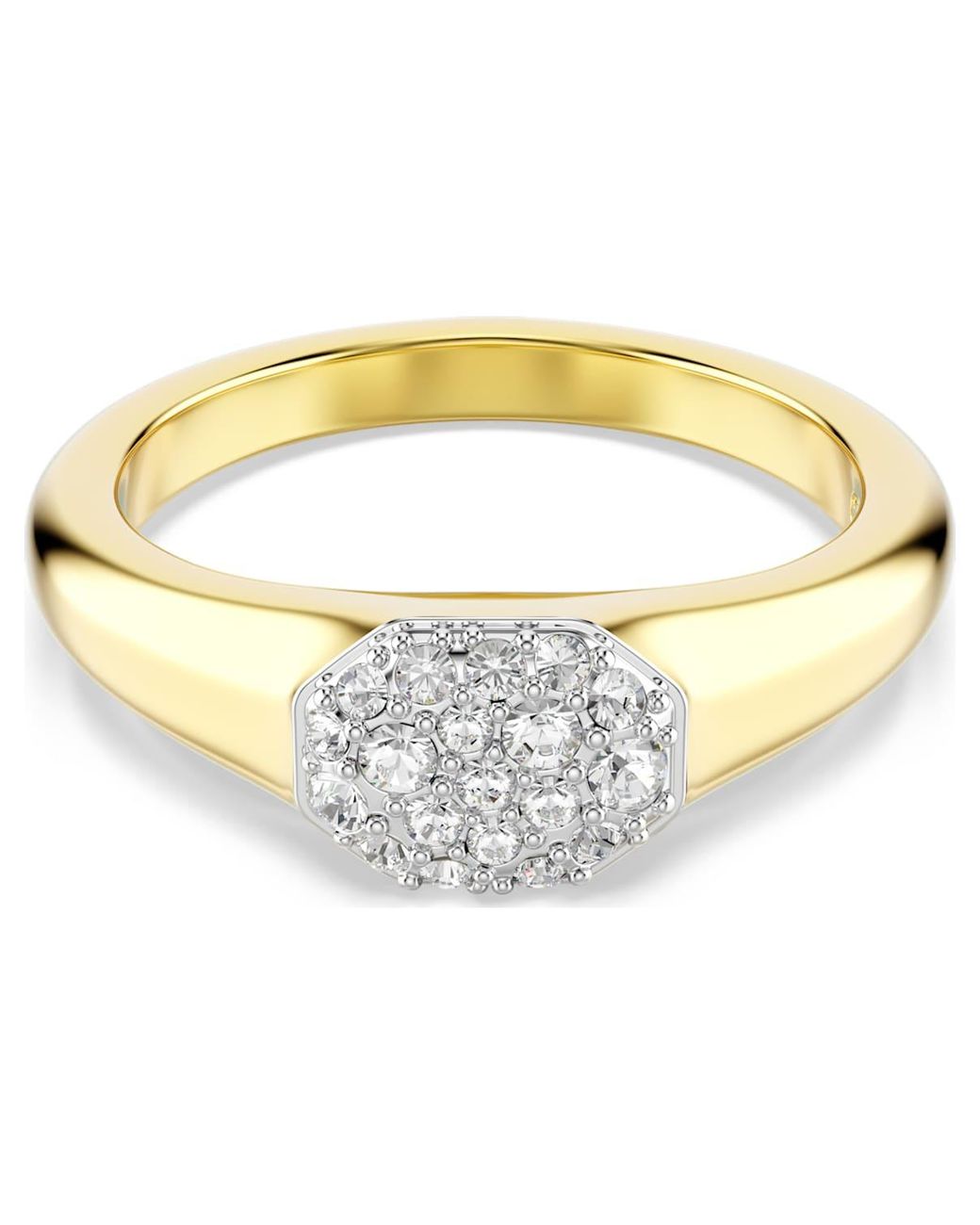 Swarovski Metallic Dextera Ring, Mixed Cuts, 18K Finish