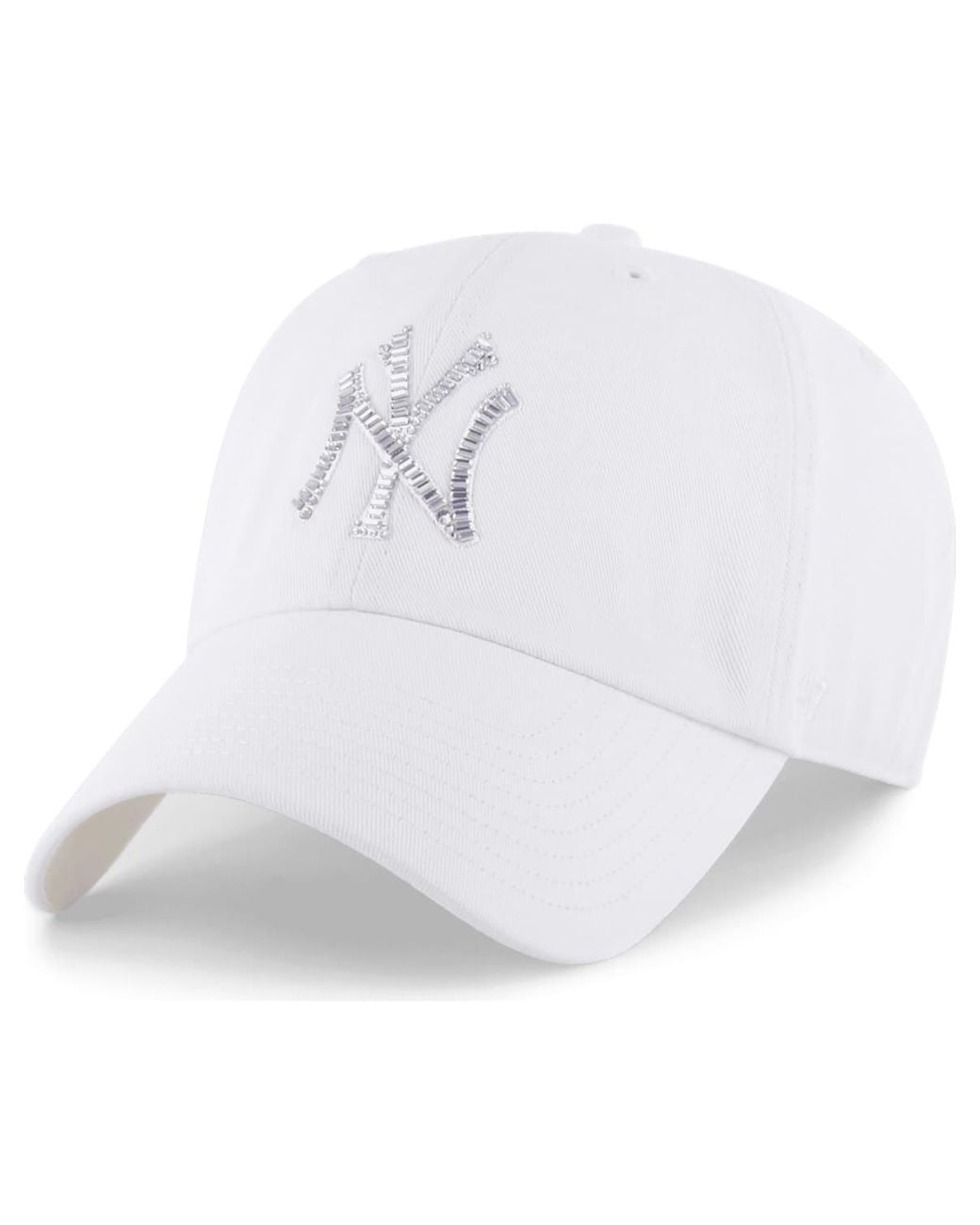 Swarovski White 47 And Mlb Baseball Cap