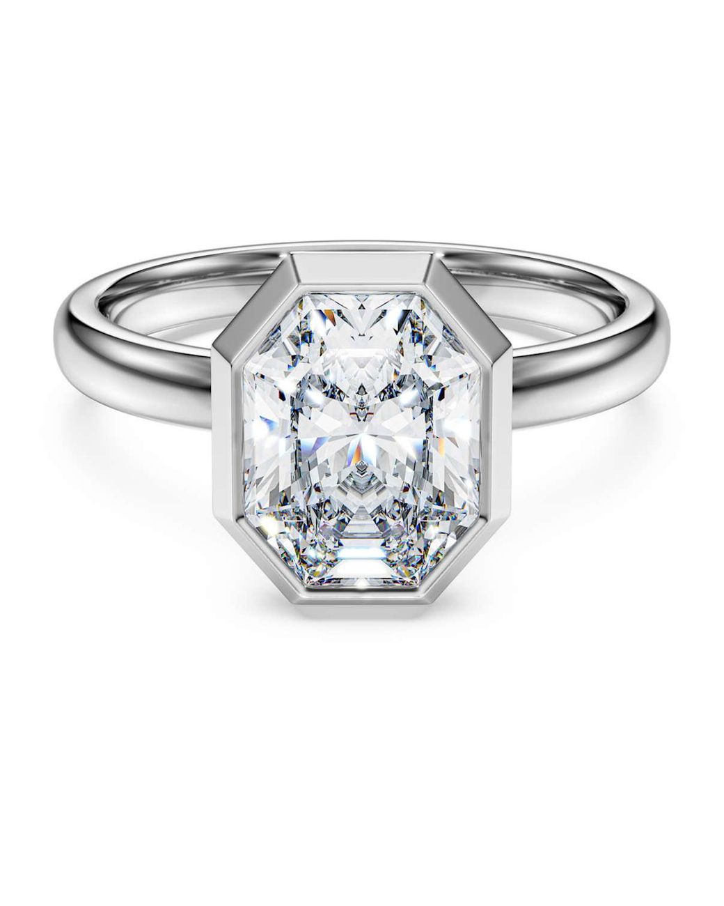 Swarovski Metallic Eternity Bezel Ring