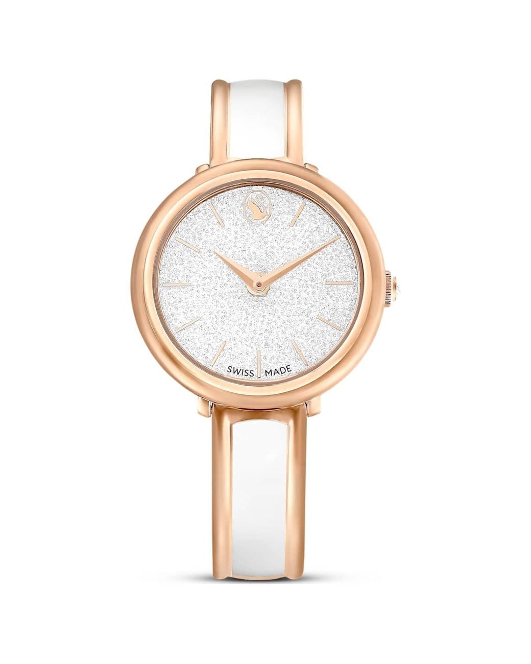 Swarovski White Crystalline Bangle Watch